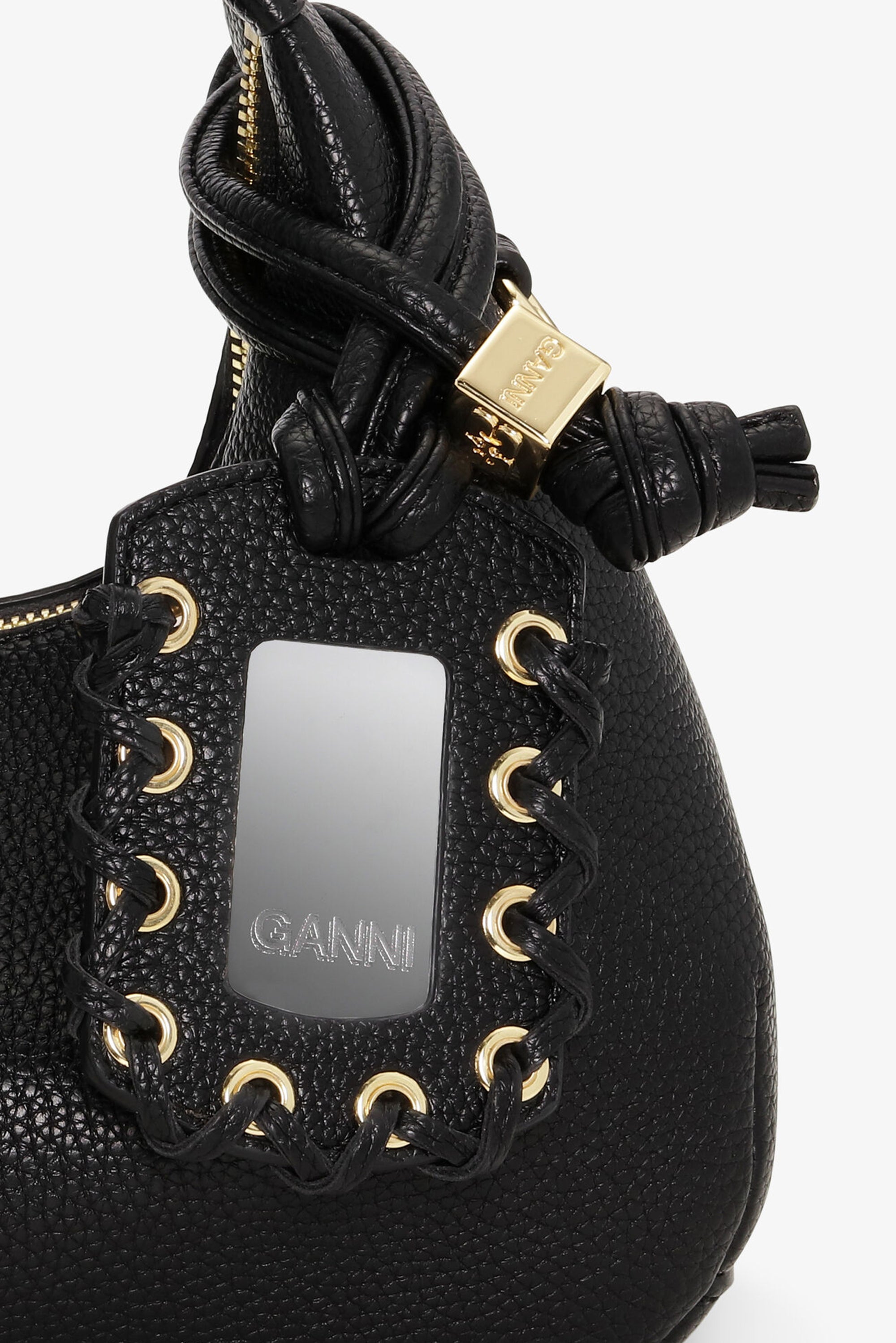 GANNI Hobo Medium Lace - Black