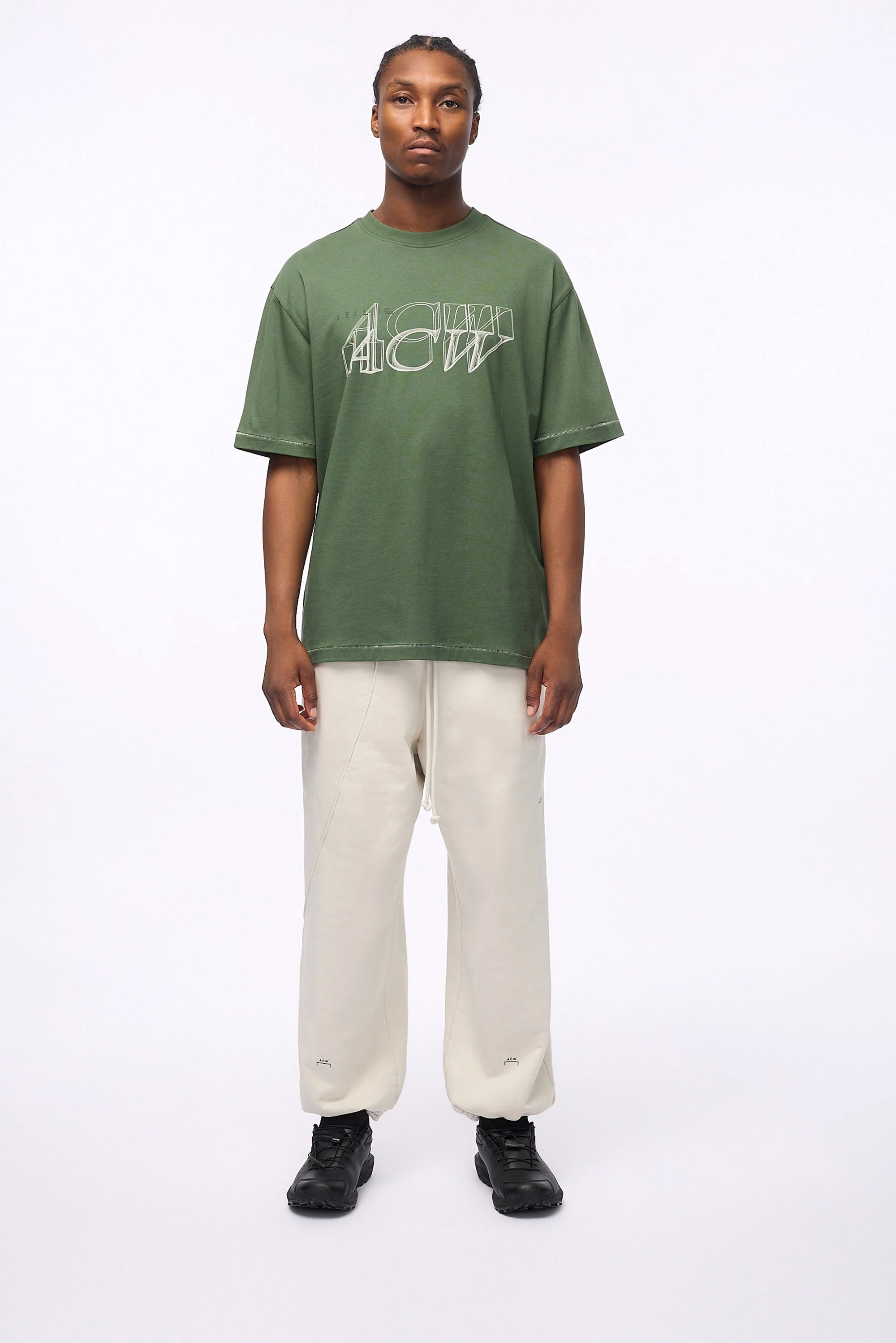 A-Cold-Wall* Serif T-Shirt - Moss