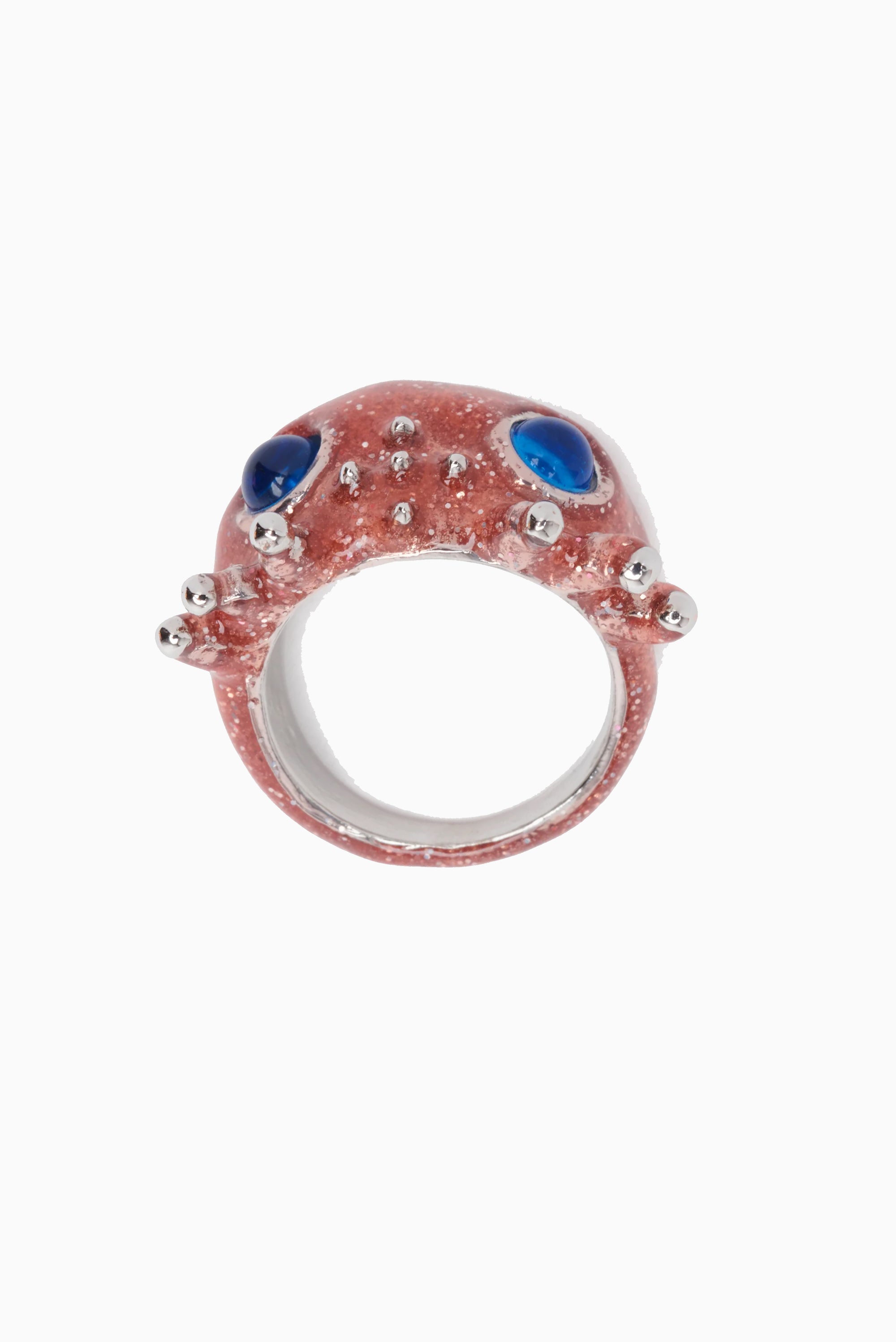 COLLINA STRADA Axolotl Ring - Rose Glitter