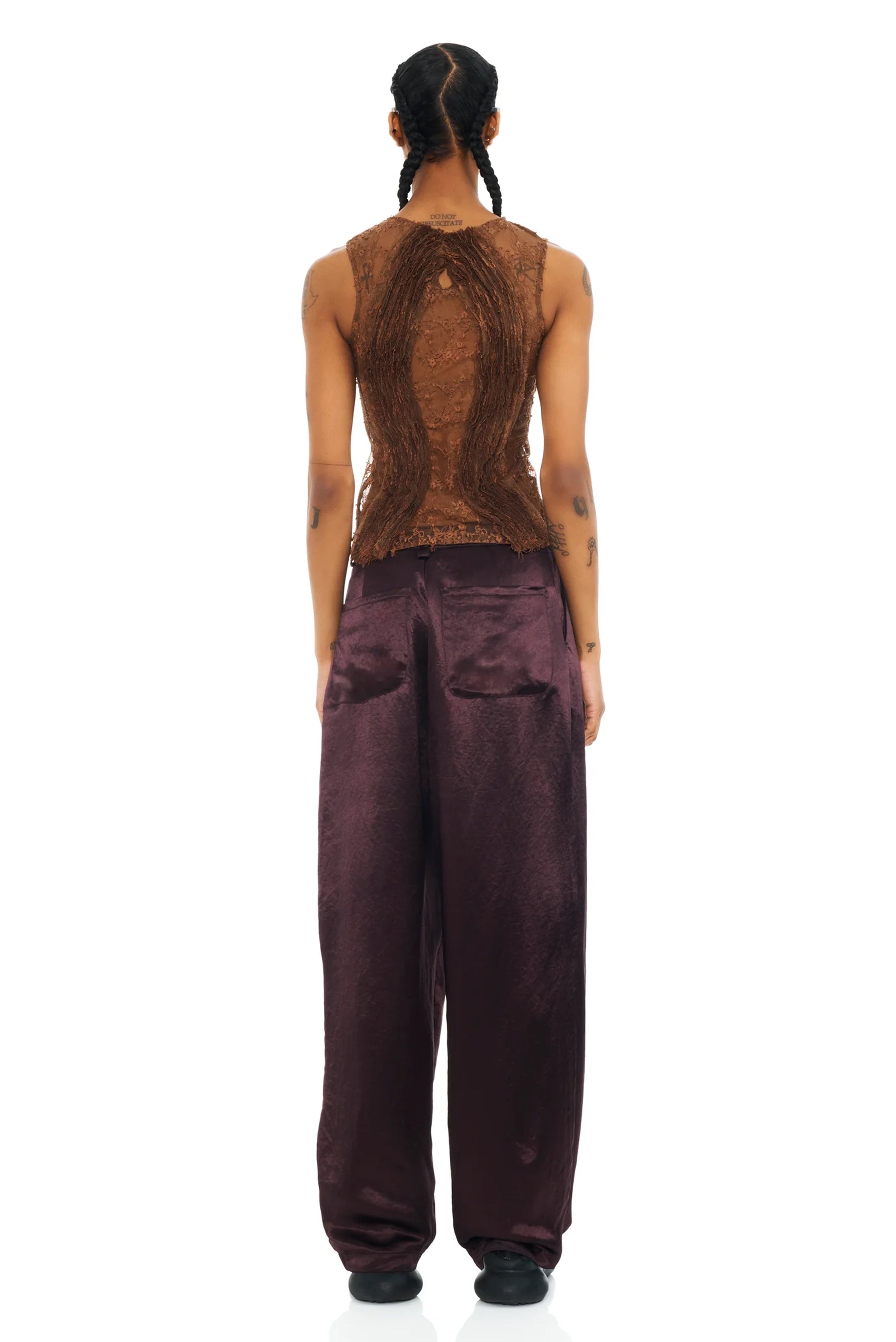 COLLINA STRADA Catchfly Trouser - Chocolate