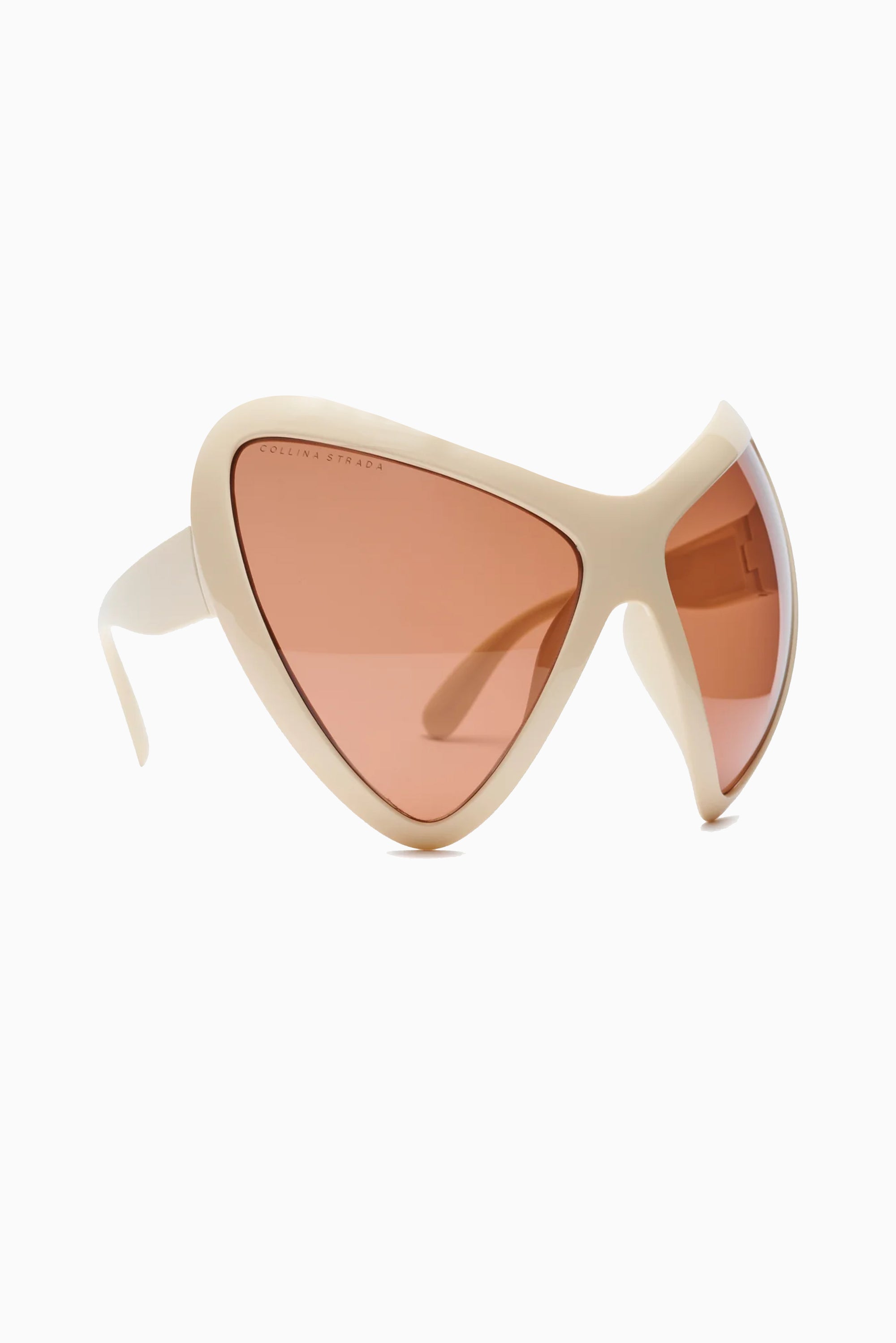 COLLINA STRADA - Mariposa Sunglasses - Cream