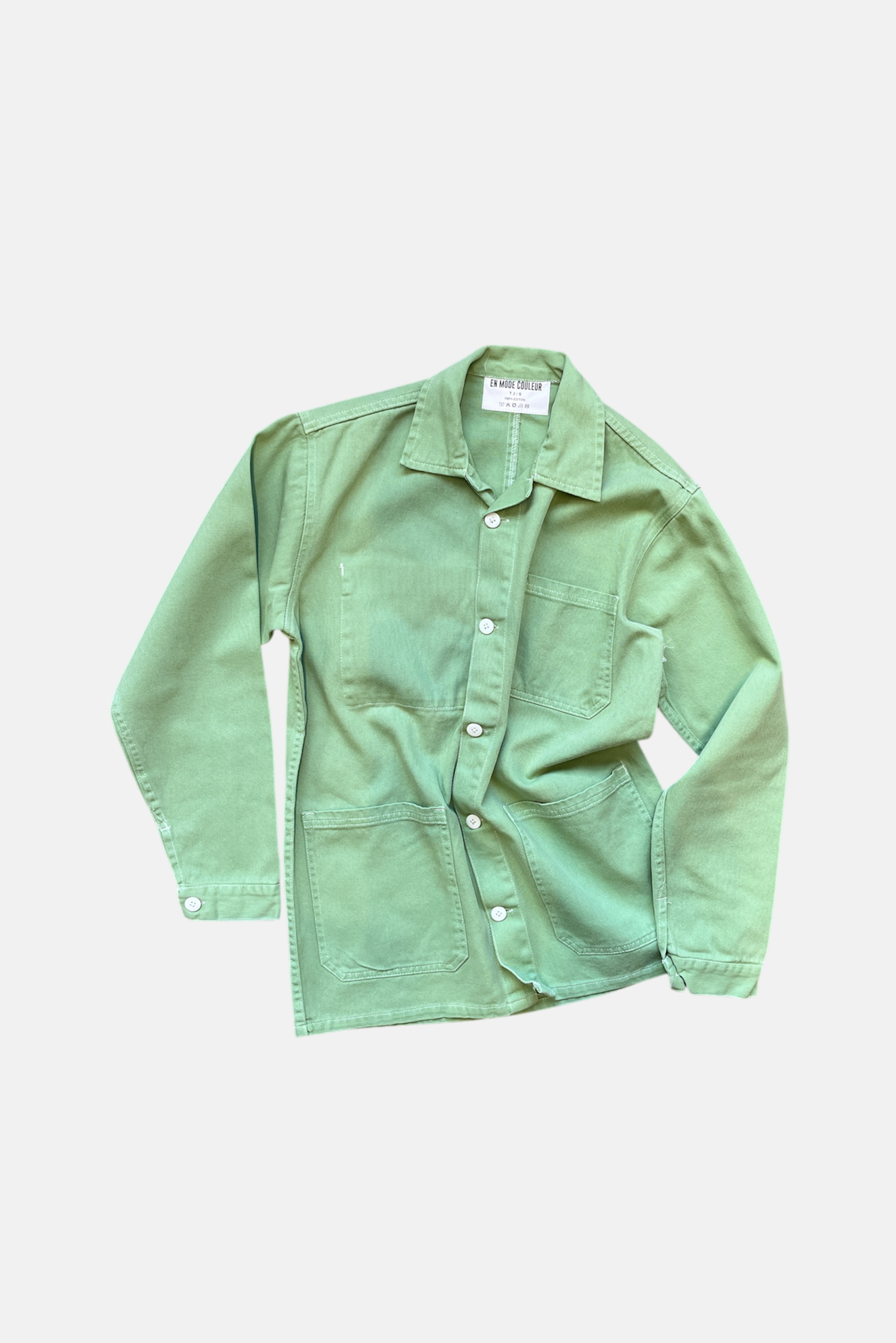 EN MODE COULEUR Chore Jacket - Pistachio