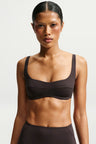 NikeSKIMS Studio Stretch Micro Sports Bra - Dark Roast