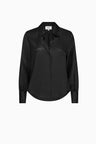 Silk Shirt - Lustrous Onyx