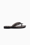 Melissa x GANNI Slim Flip Flop - Black