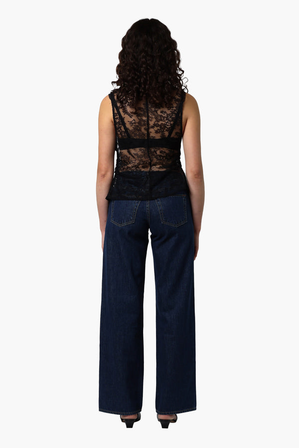 Palais Lace Top -  Black