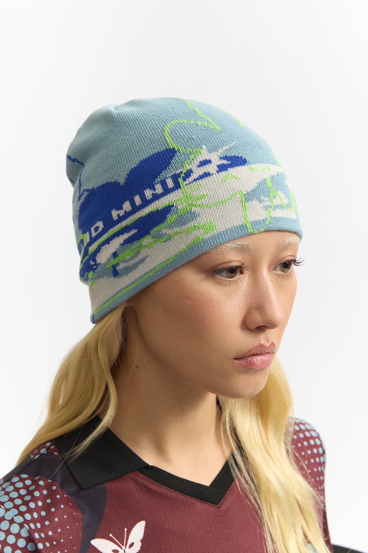 Brick By Brick Beanie - Duck Egg