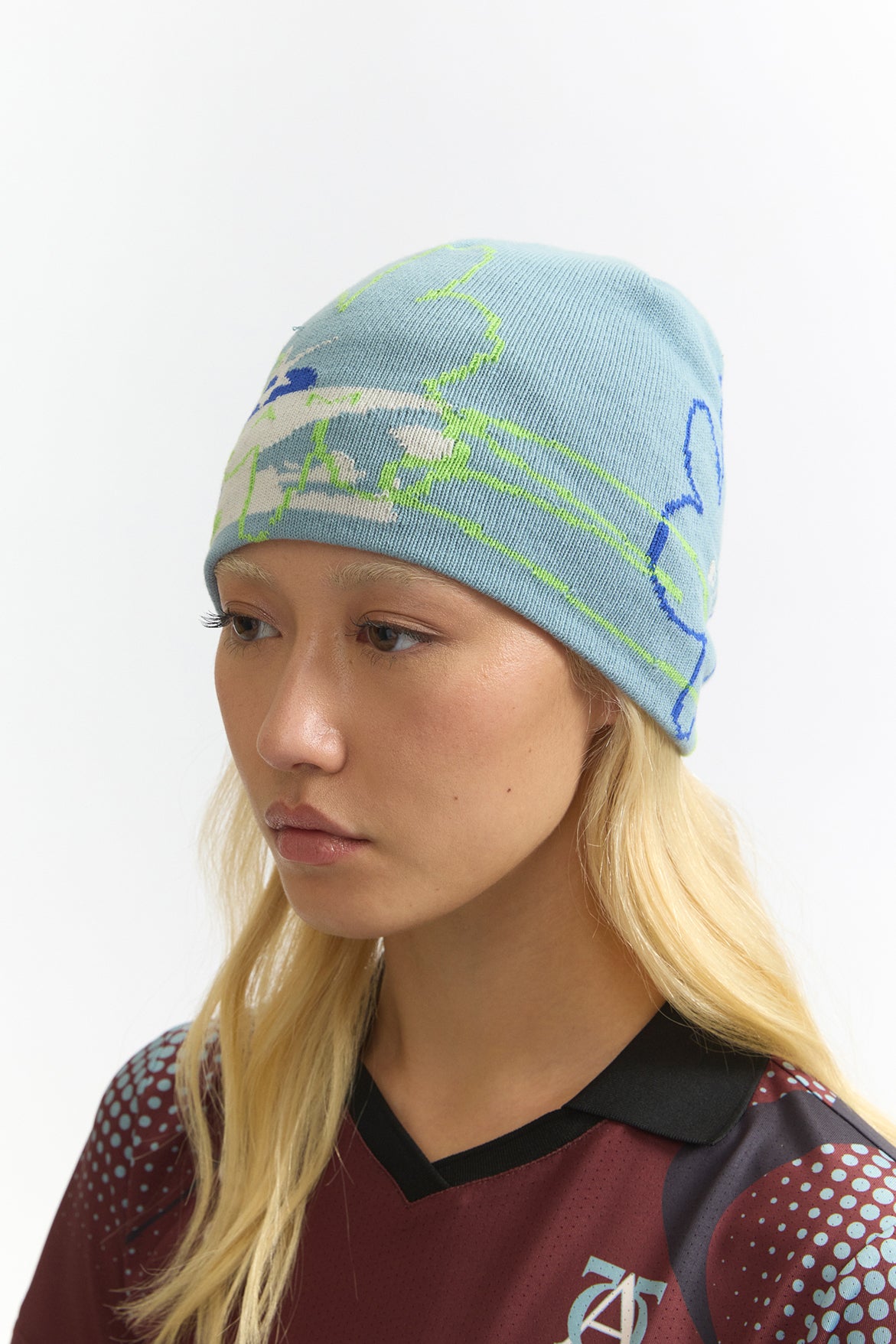Brick By Brick Beanie - Duck Egg