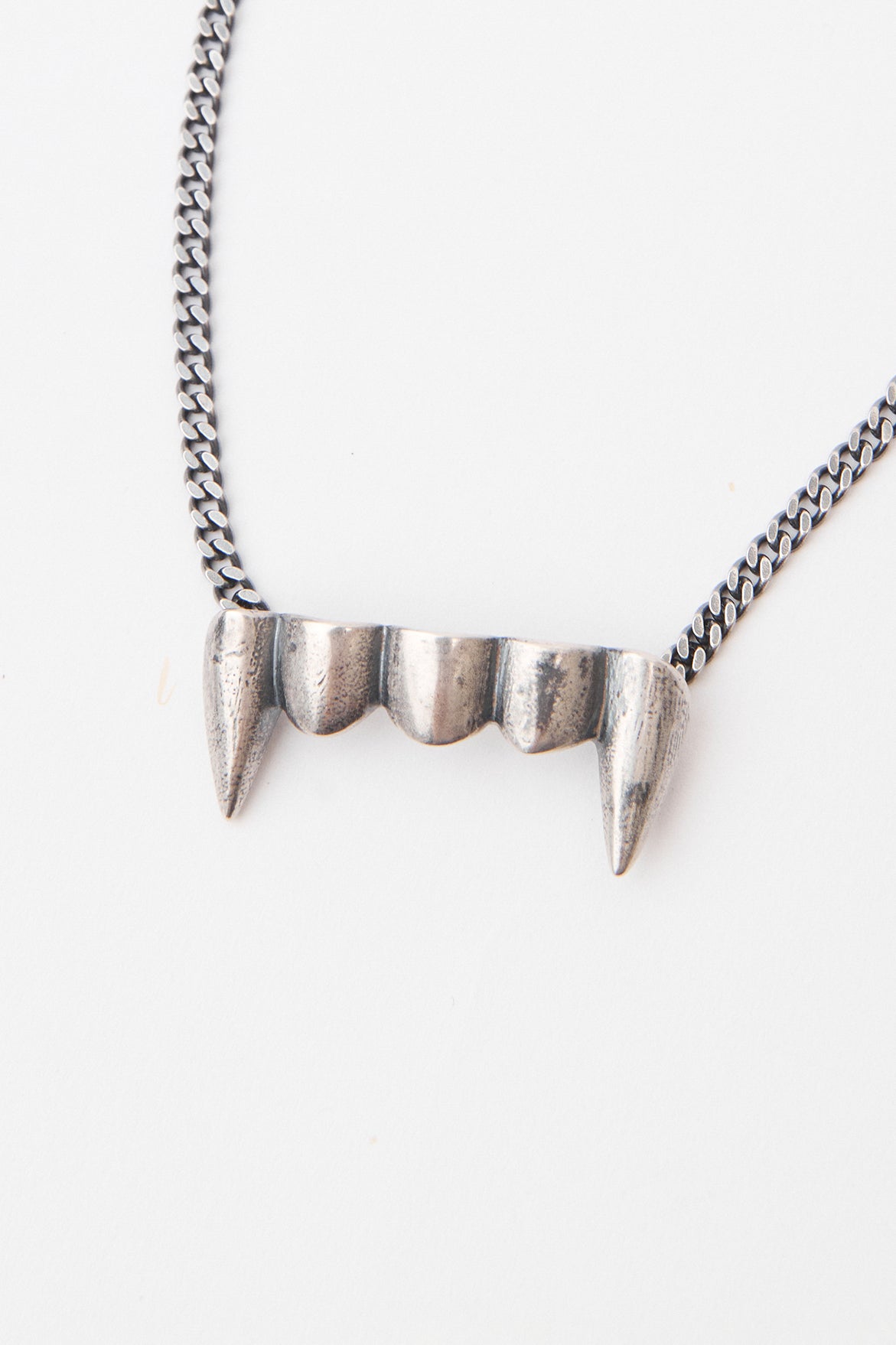 Fangz Necklace From Afar - Oxidised silver