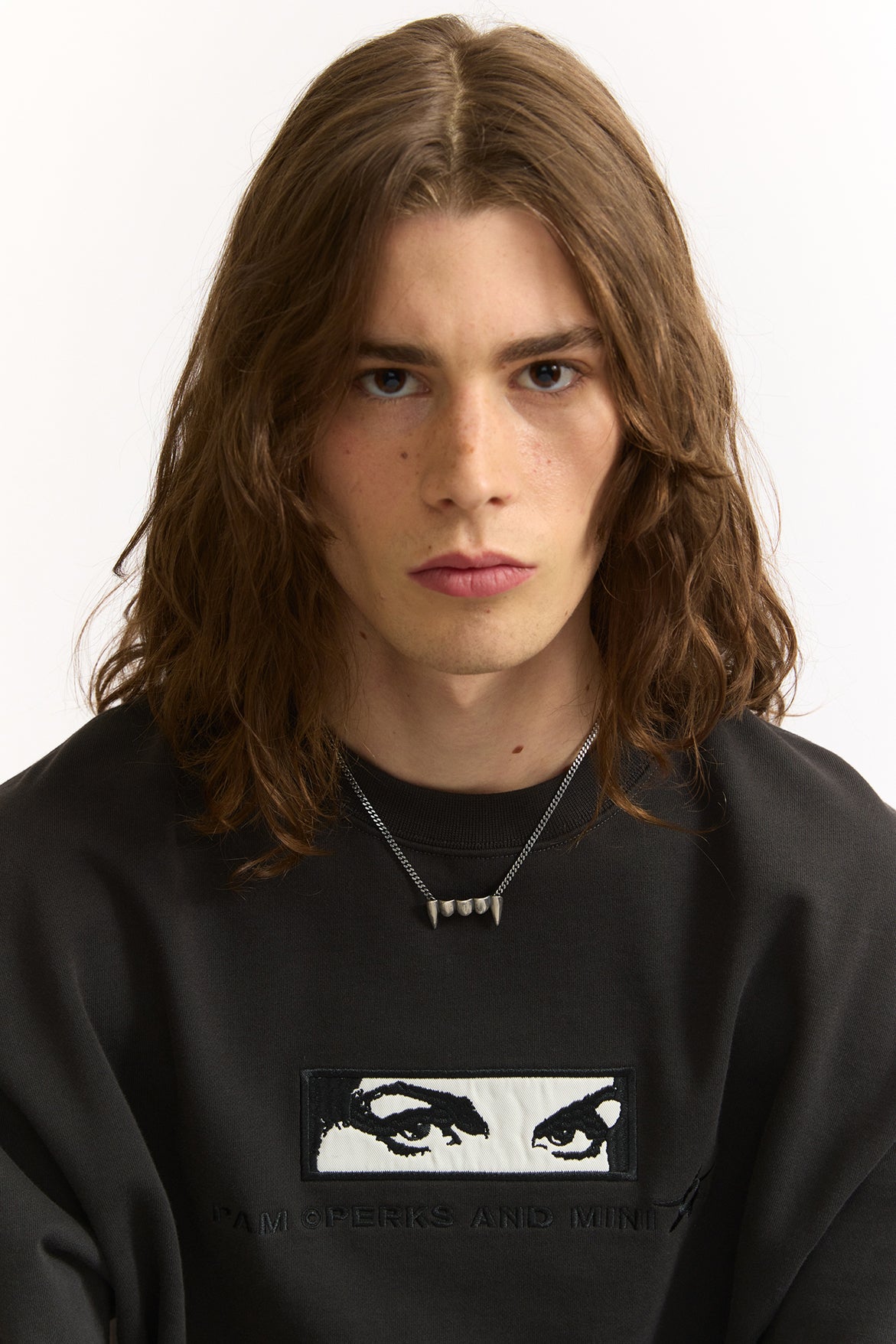 Fangz Necklace From Afar - Oxidised silver