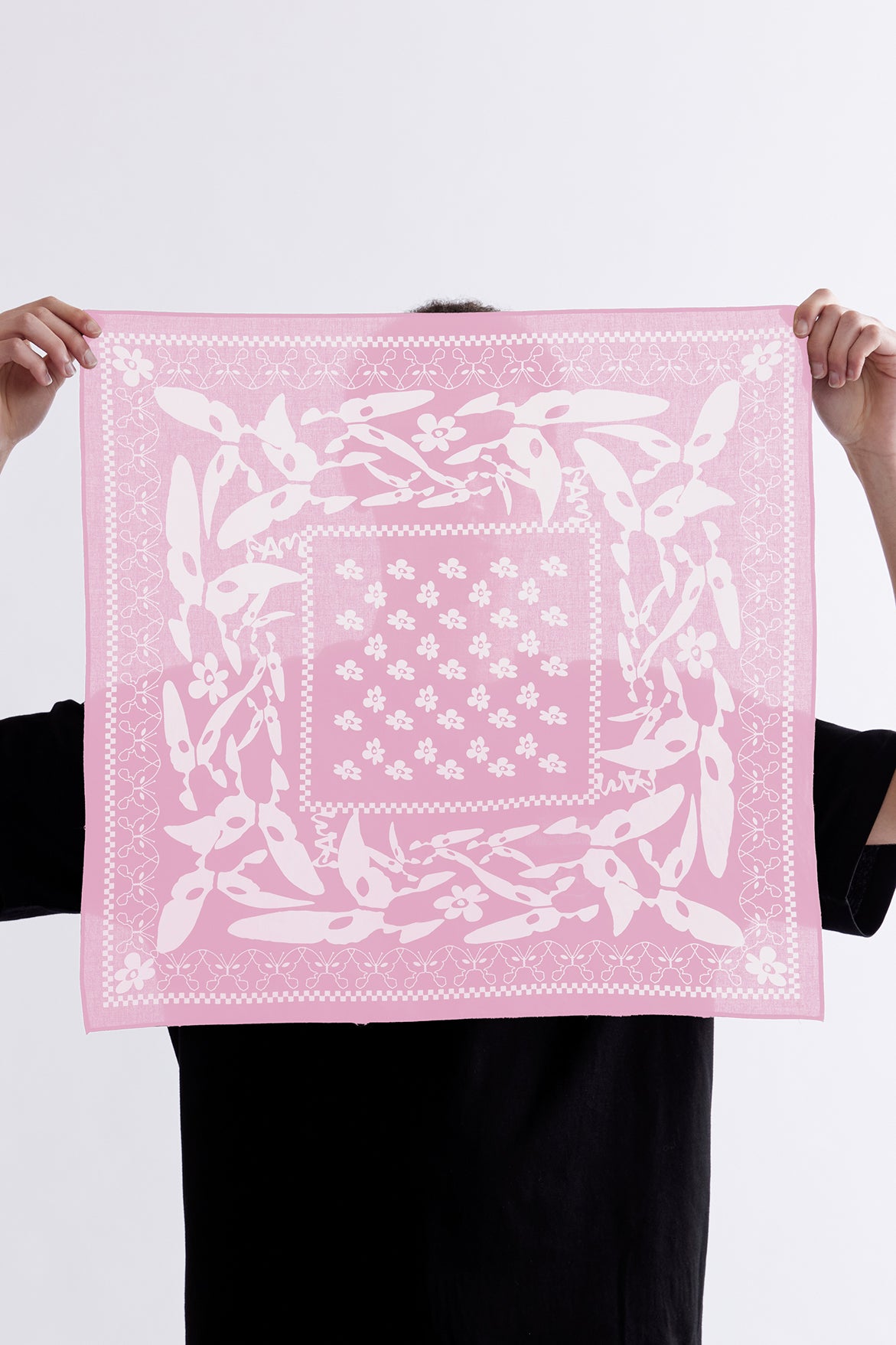 Kaleidoscope Of Butterflies Bandana - Pink