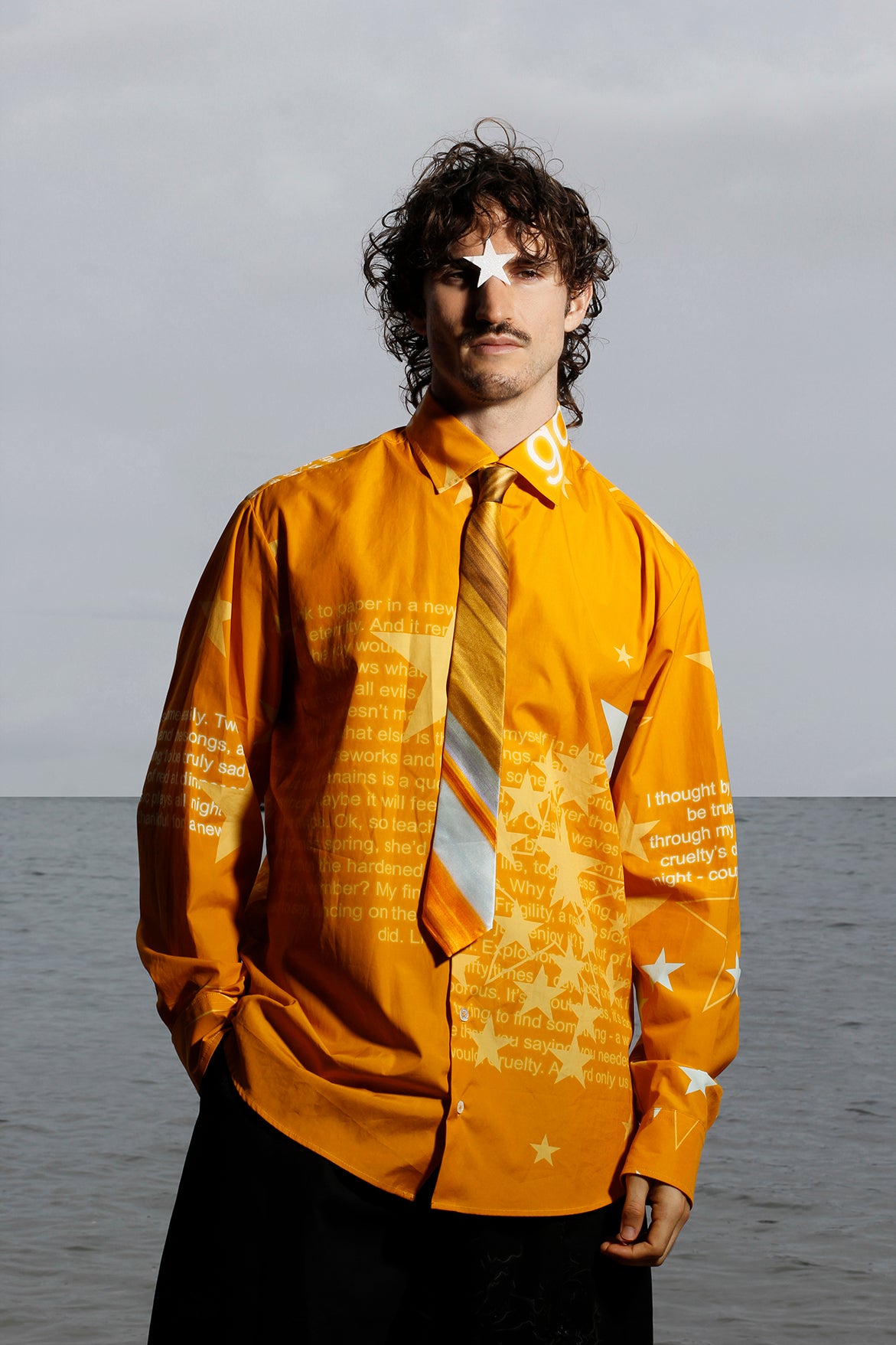 Tie - Orange Stripe