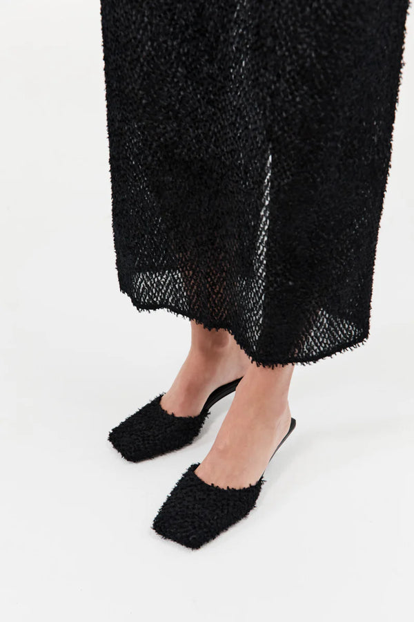 ST AGNI Feathered Square Toe