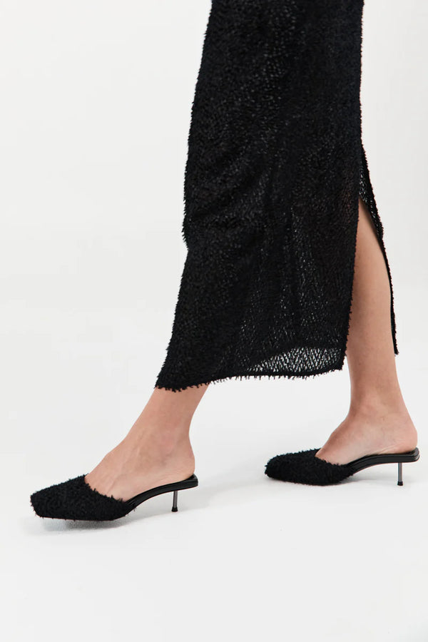 ST AGNI Feathered Square Toe
