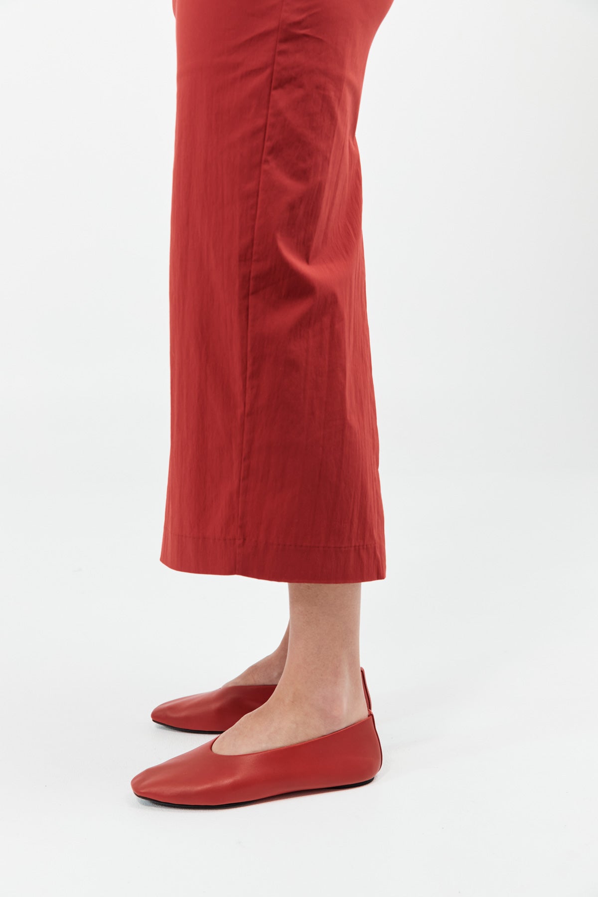 ST. AGNI Soft Glove Ballet Flat - Rosso