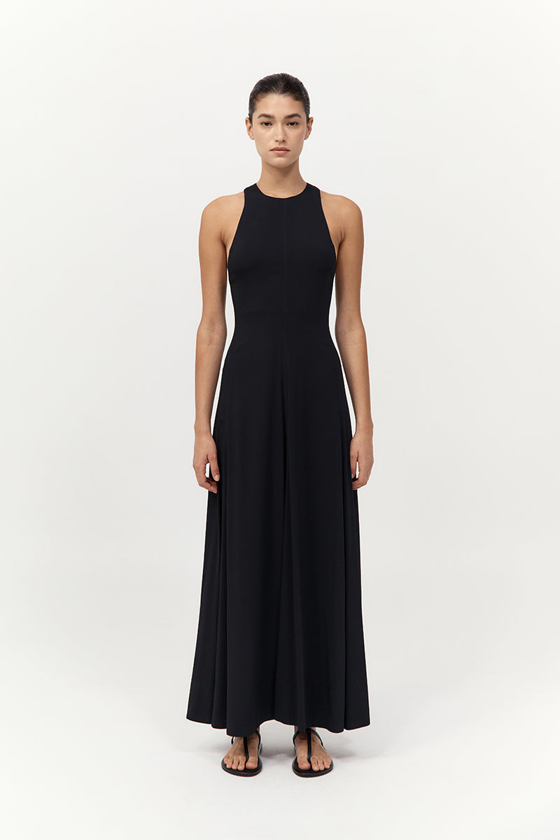 ST. AGNI Cut Away Maxi Dress