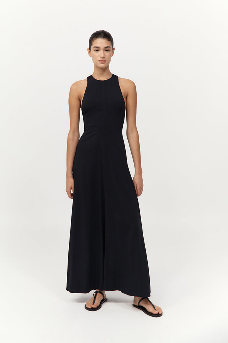 ST. AGNI Cut Away Maxi Dress