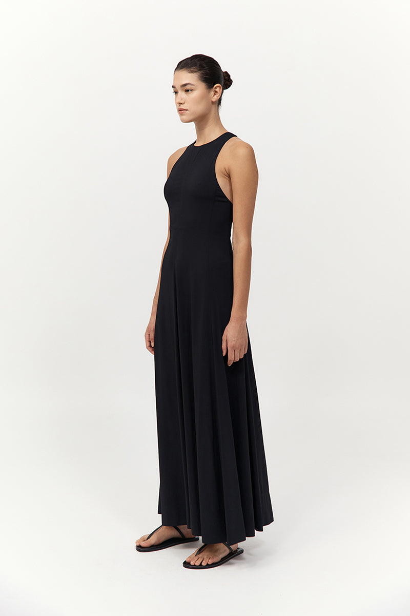 ST. AGNI Cut Away Maxi Dress