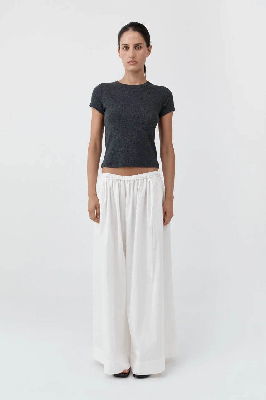 Organic Cotton Baby Tee - Charcoal Melange