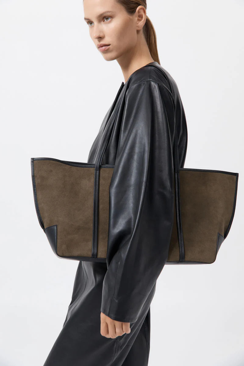 ST. AGNI Bateau Tote - Khaki