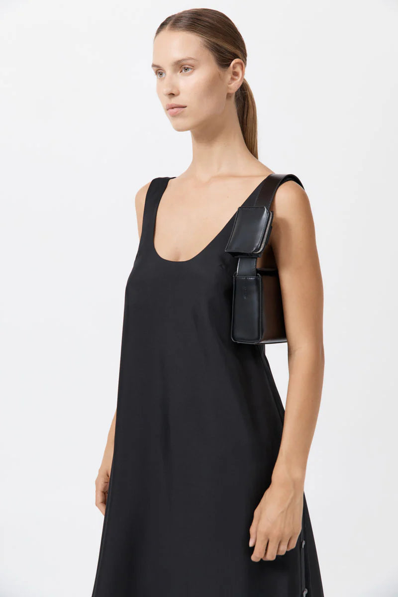 ST. AGNI Petit Pouch Bag - Black