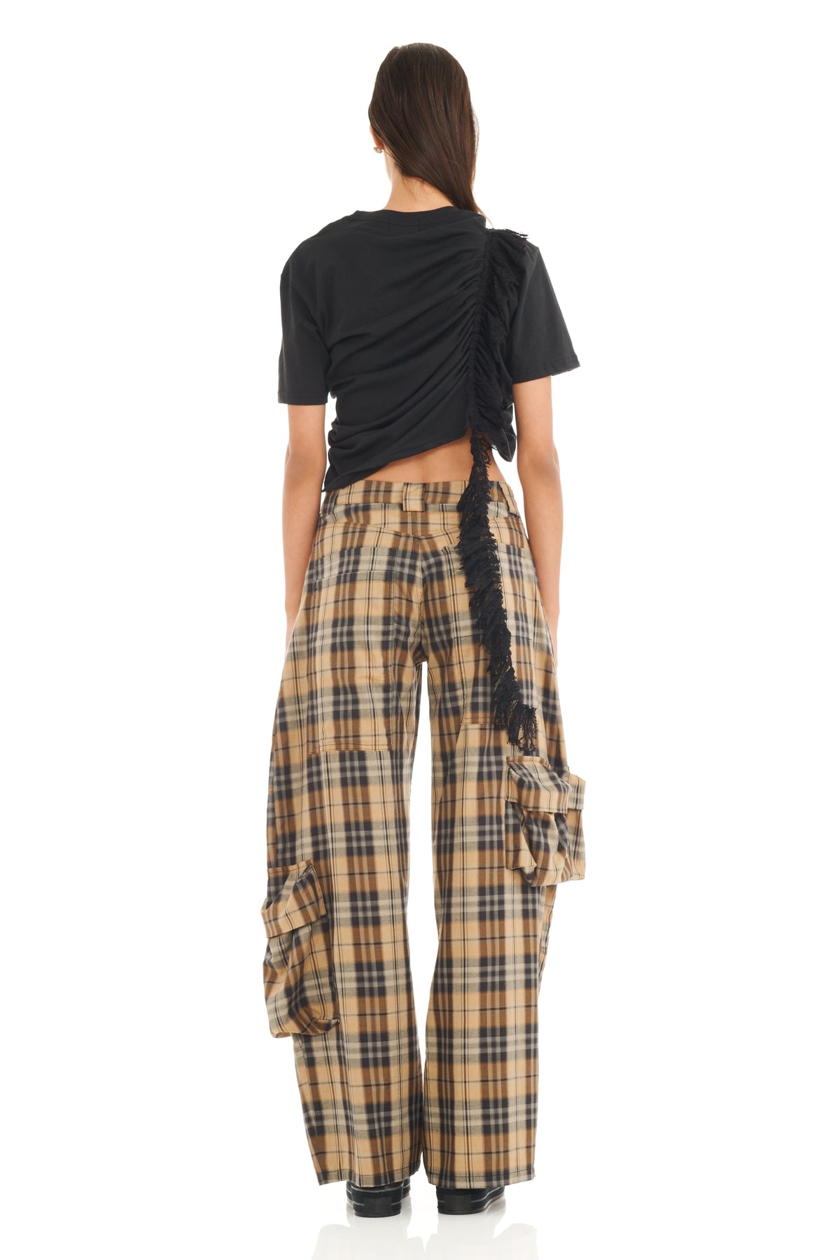Lawn Cargo Pant - Smog Plaid