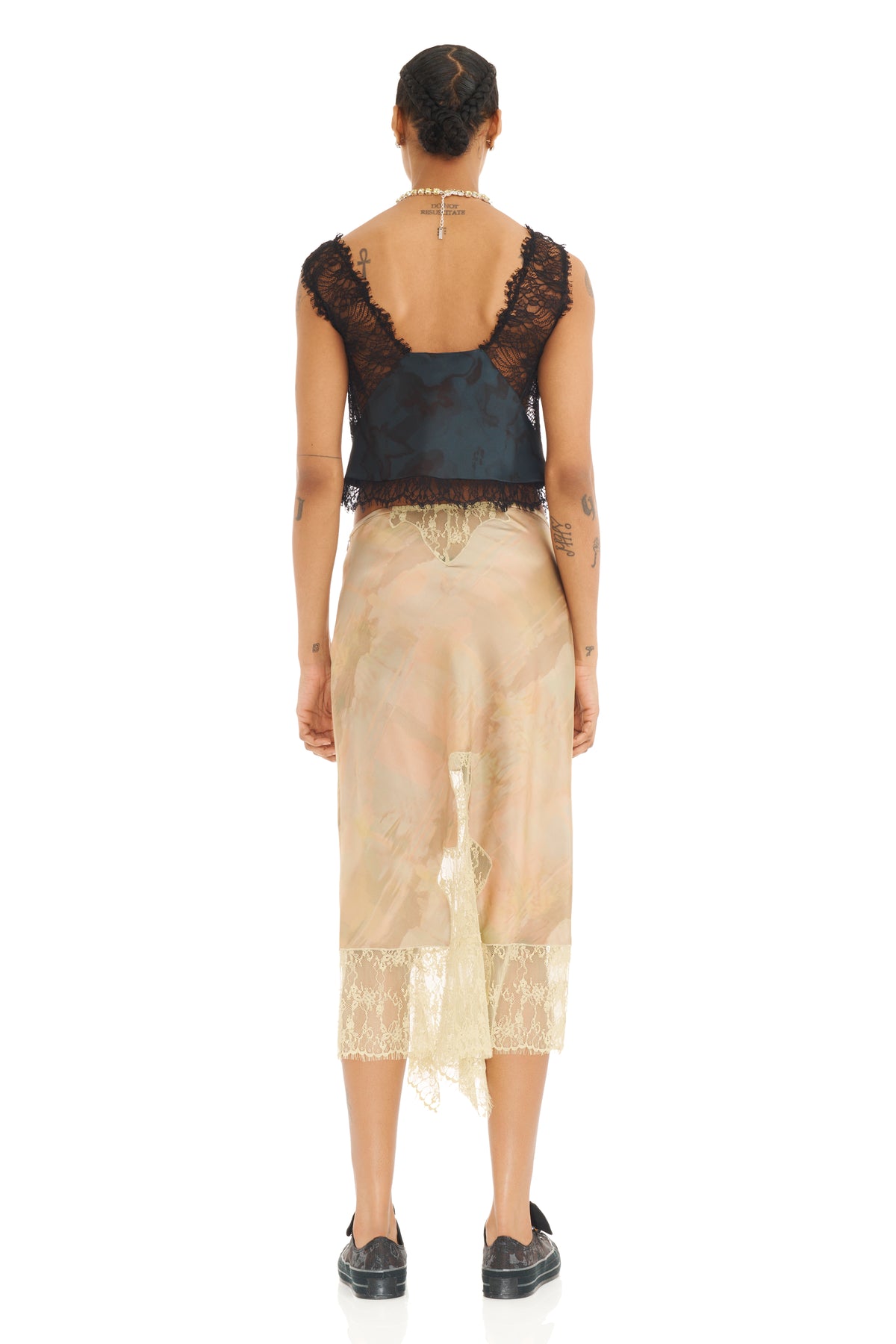 Hiss Skirt - Olive Gua Sha
