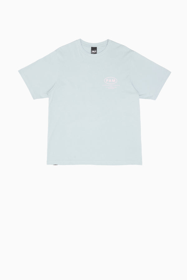 P.A.M. SS Tee - Eyes Logo - Blue/Grey