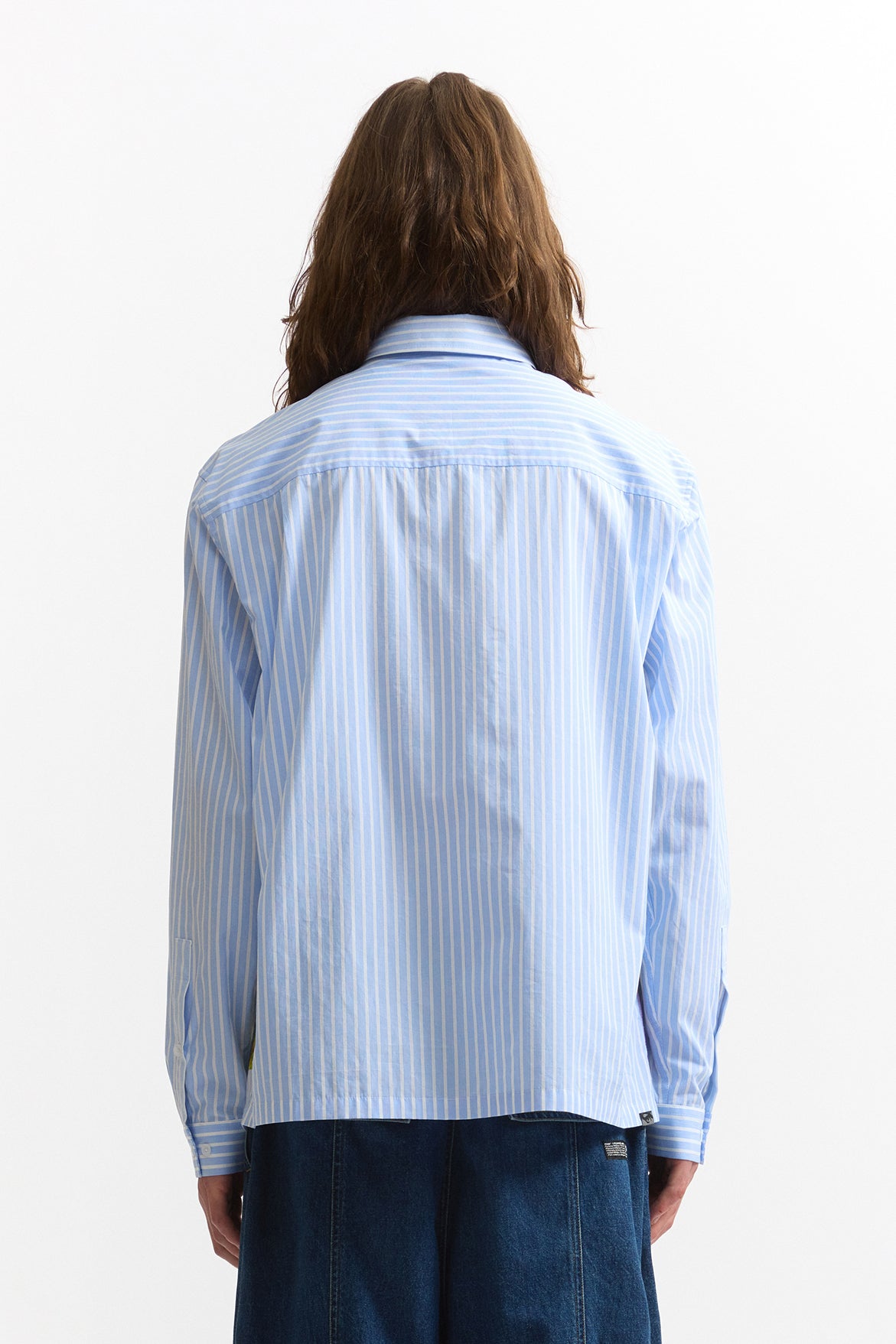 Mind Garden Stripe Shirt - Blue Stripe