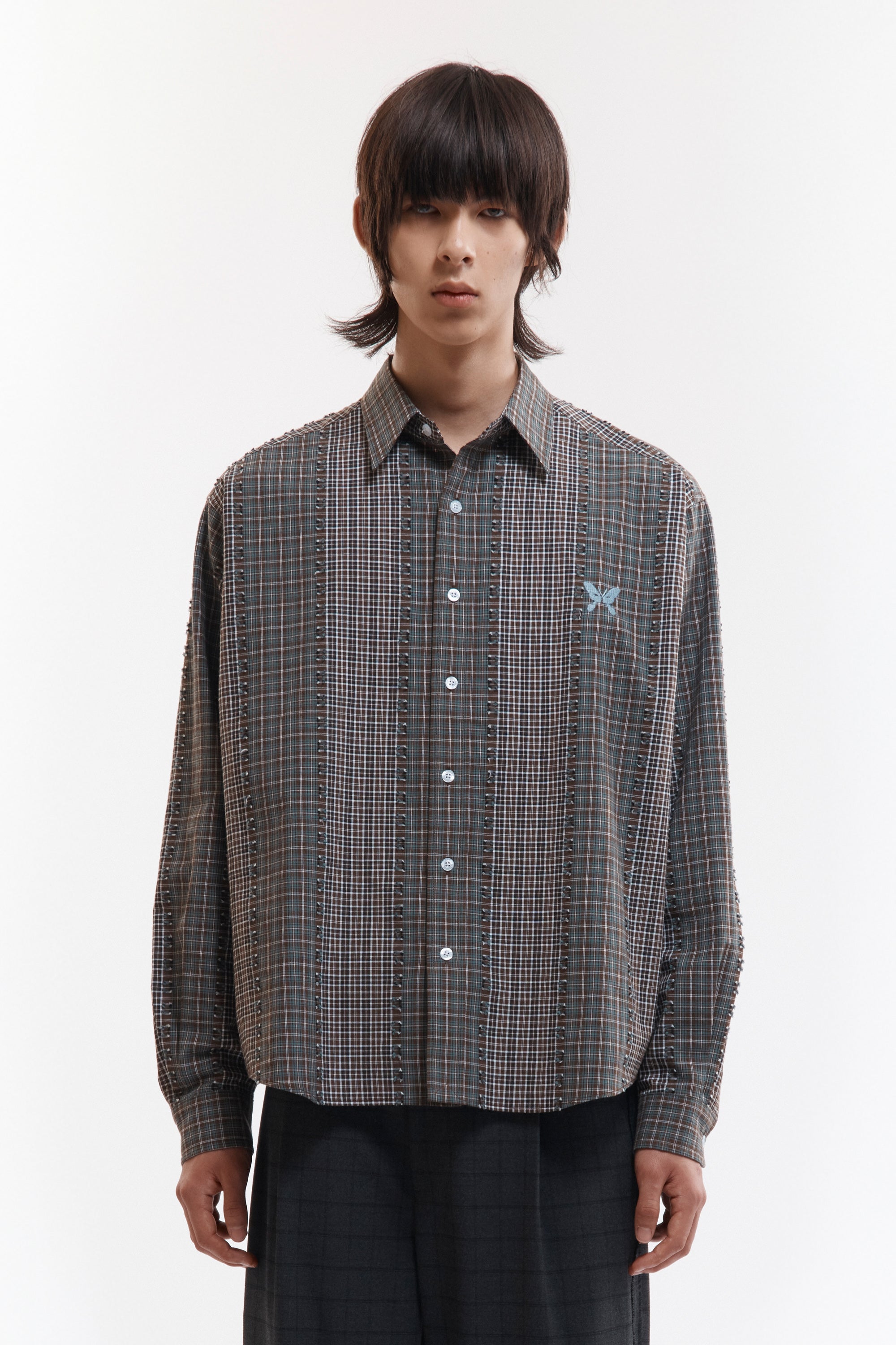 Holt LS Shirt - Drab Check