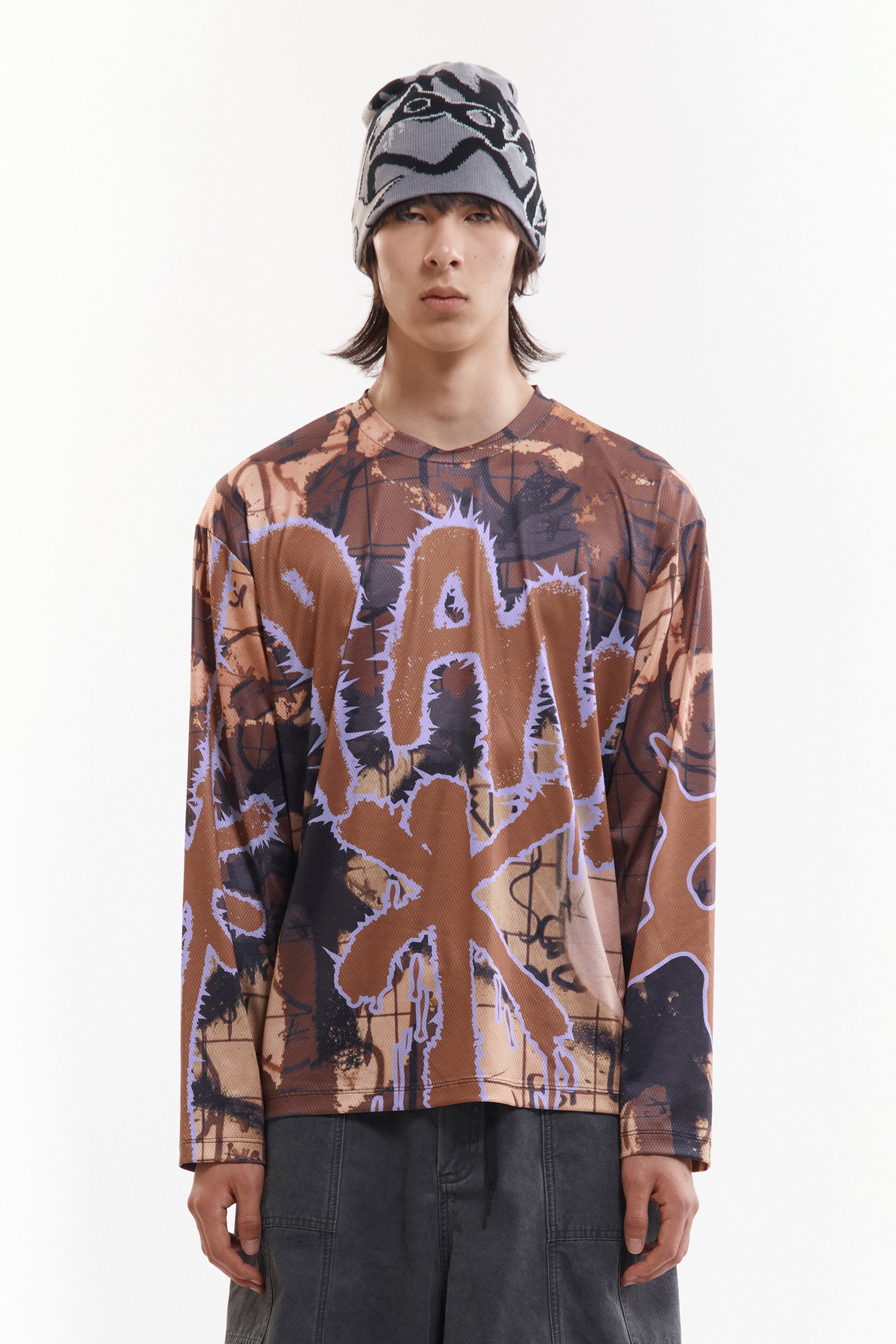 Patina LS Mesh Top - Multi
