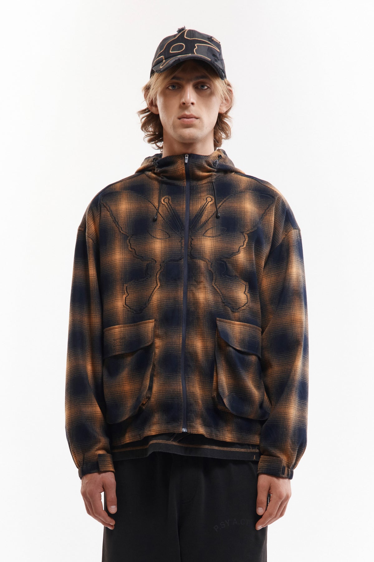 South Cove Kosmic Hooded Jacket - Check