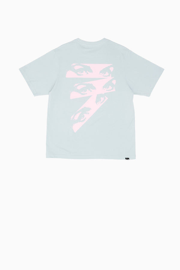 P.A.M. SS Tee - Eyes Logo - Blue/Grey