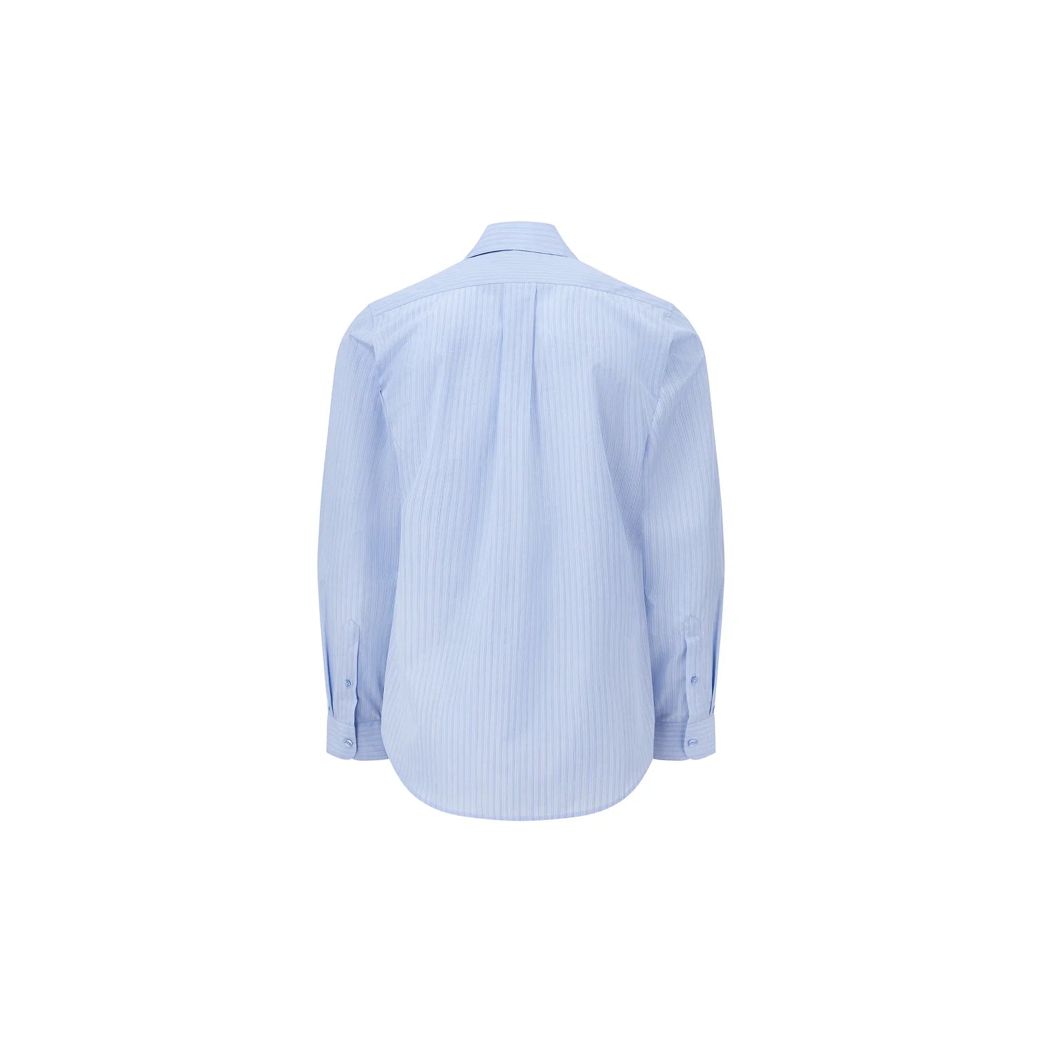 MARTINE ROSE Classic Shirt - Blue White Stripe