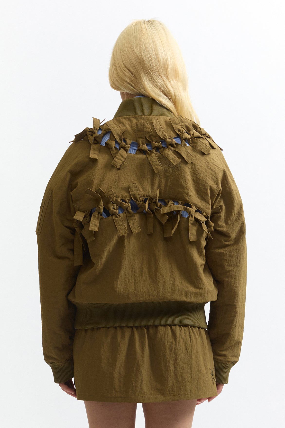 Hocus Pocus Tie-Up Bomber - Olive