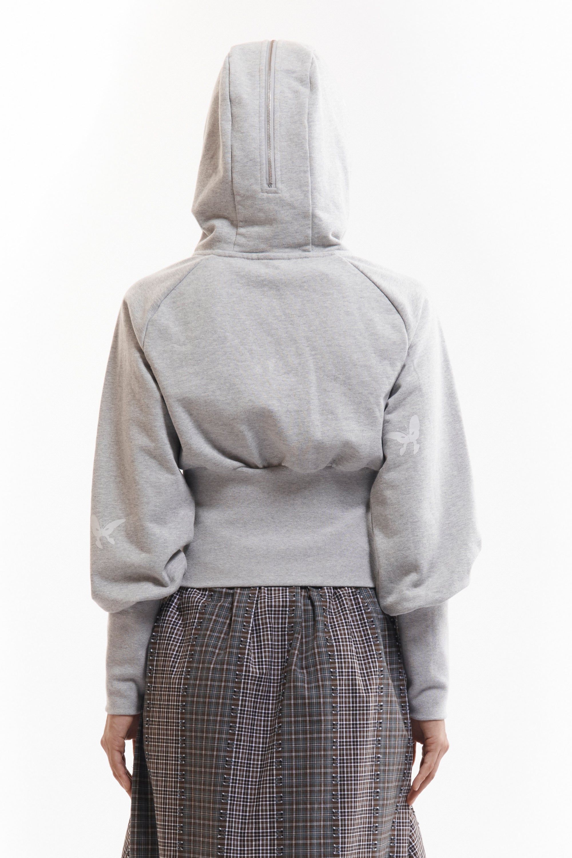 Flutter Board Zip Thru - Grey Marle