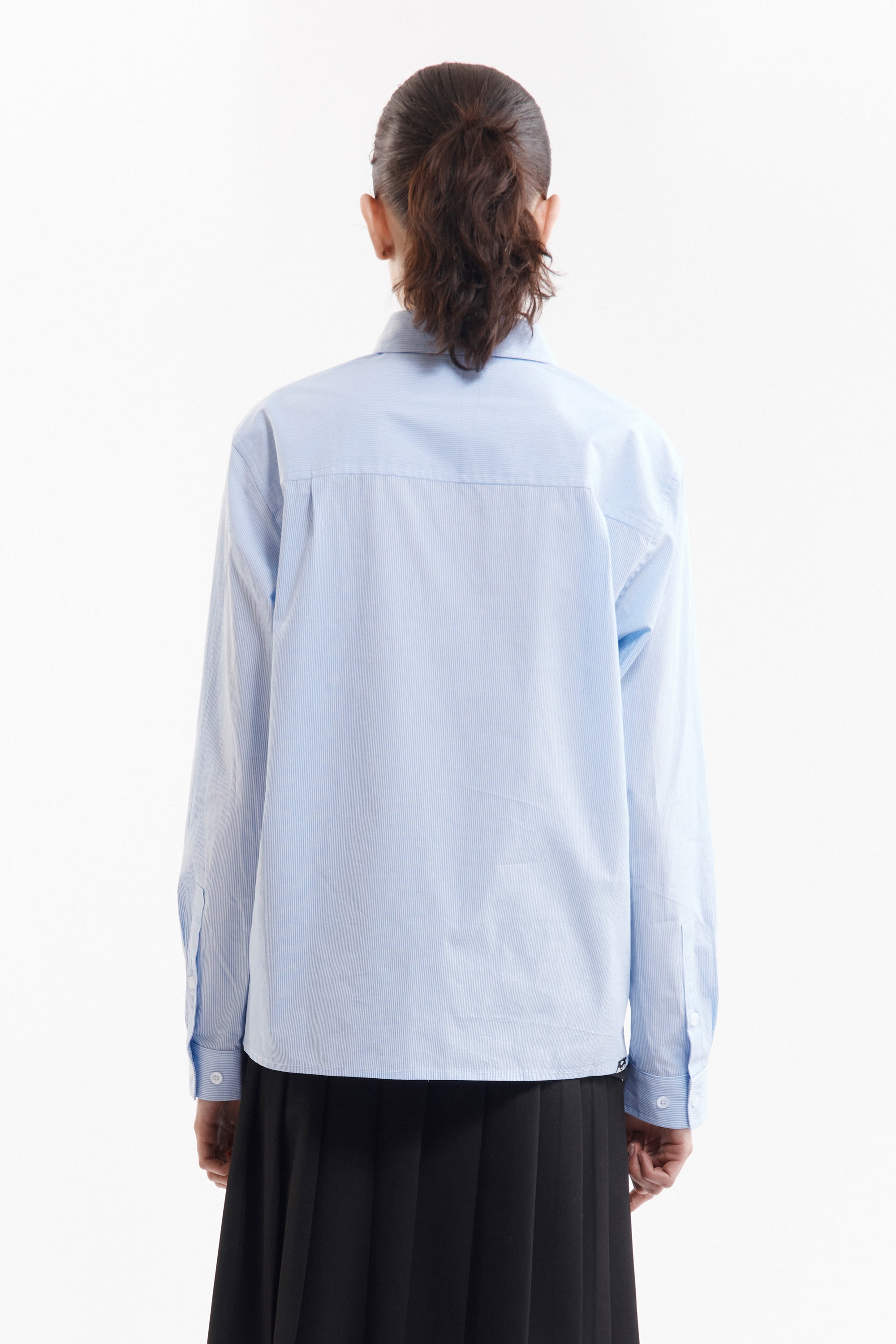 Wave Field Striped Shirt - Blue Stripe
