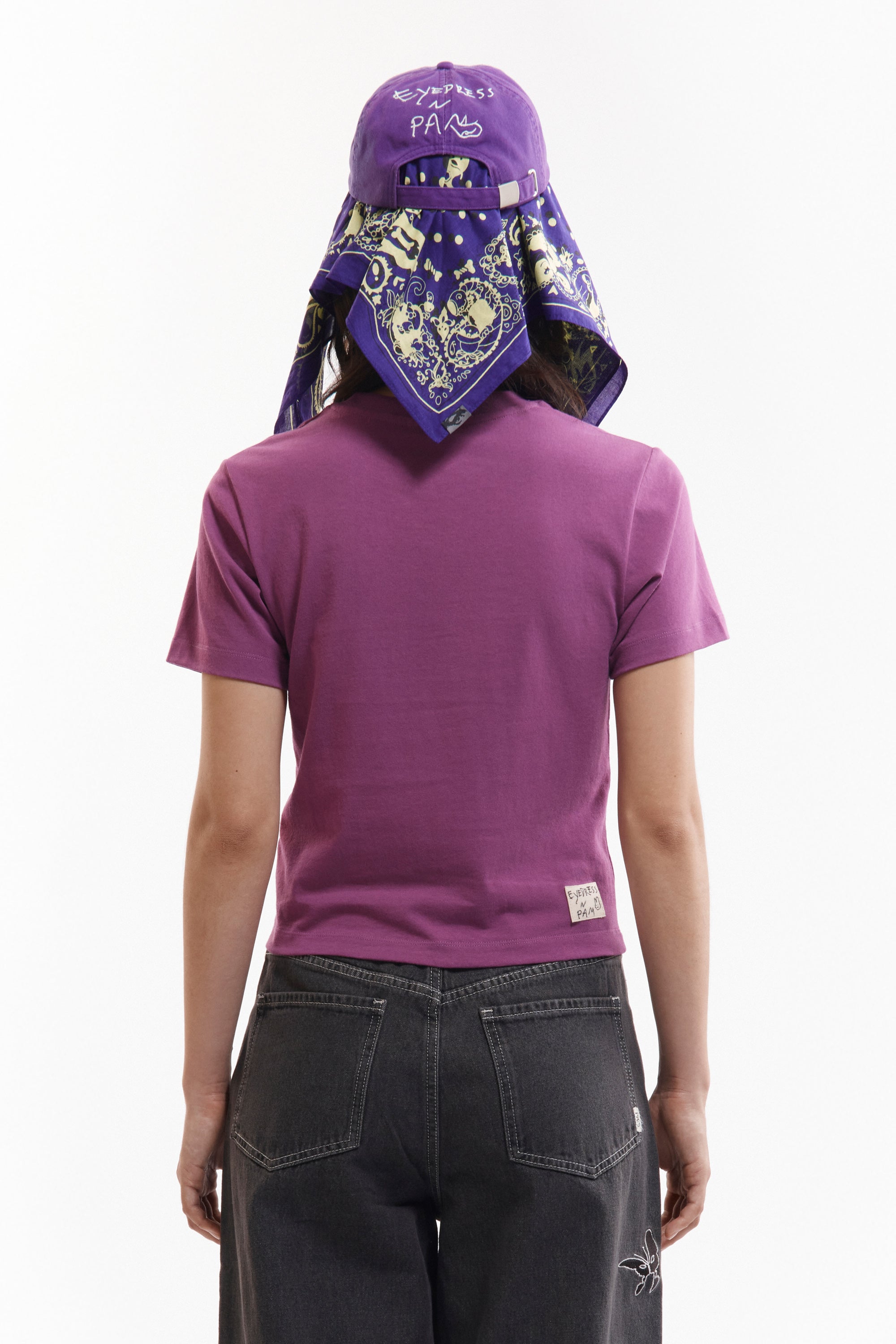 Eyedress Happy Family Shrunk Tee - Grape