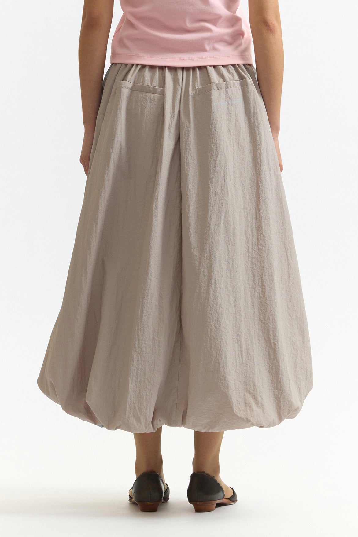 Angels Trumpet Maxi Skirt - Cool Grey