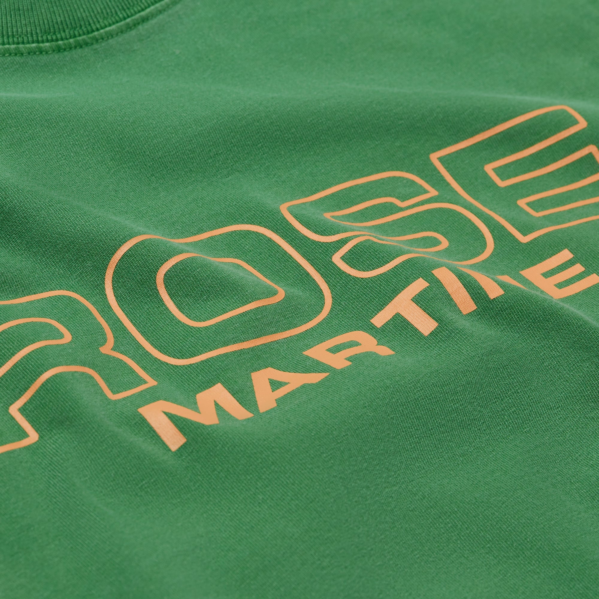 MARTINE ROSE Shrunken T-shirt - Green