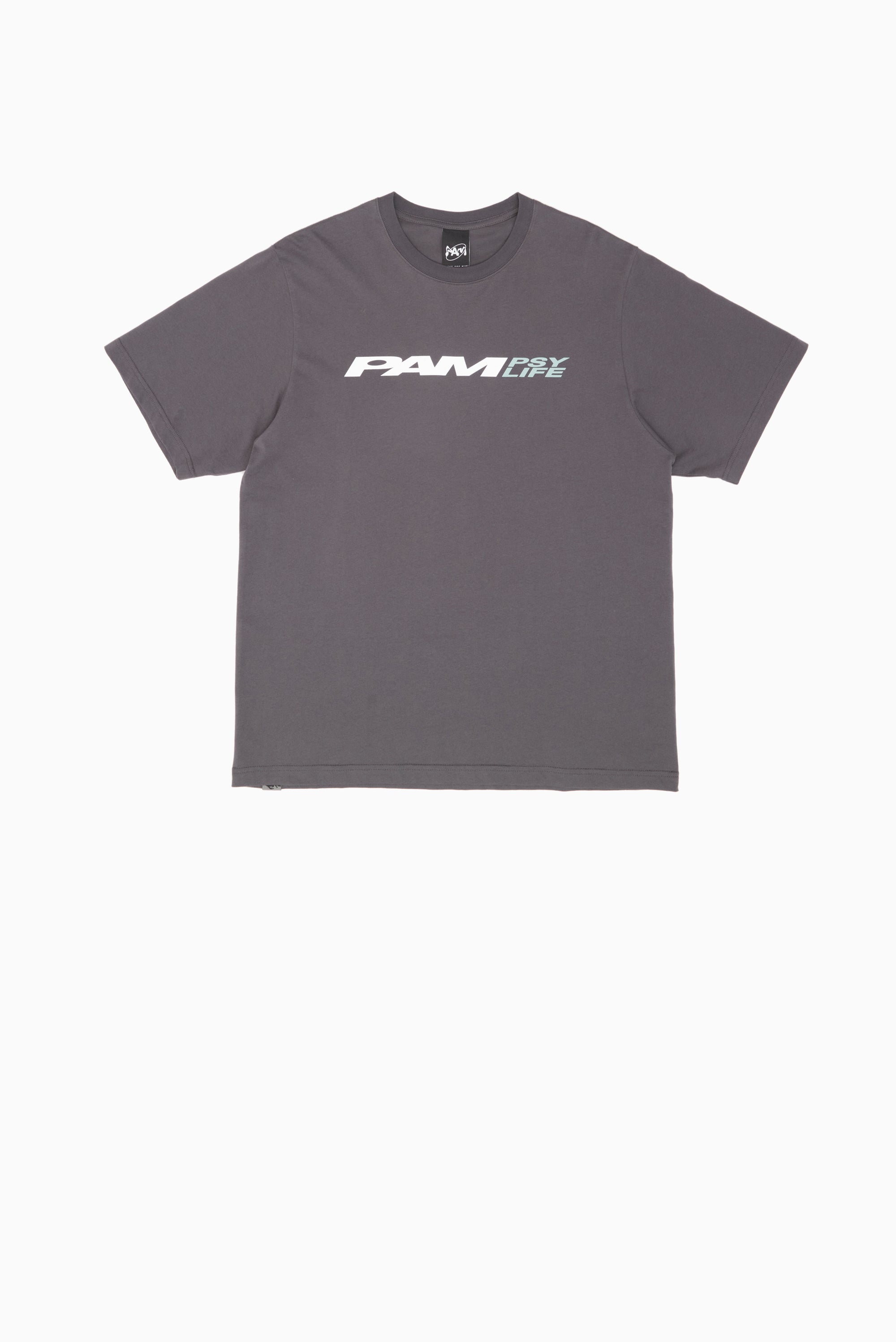 P.A.M. Shrooms SS tee - Charcoal