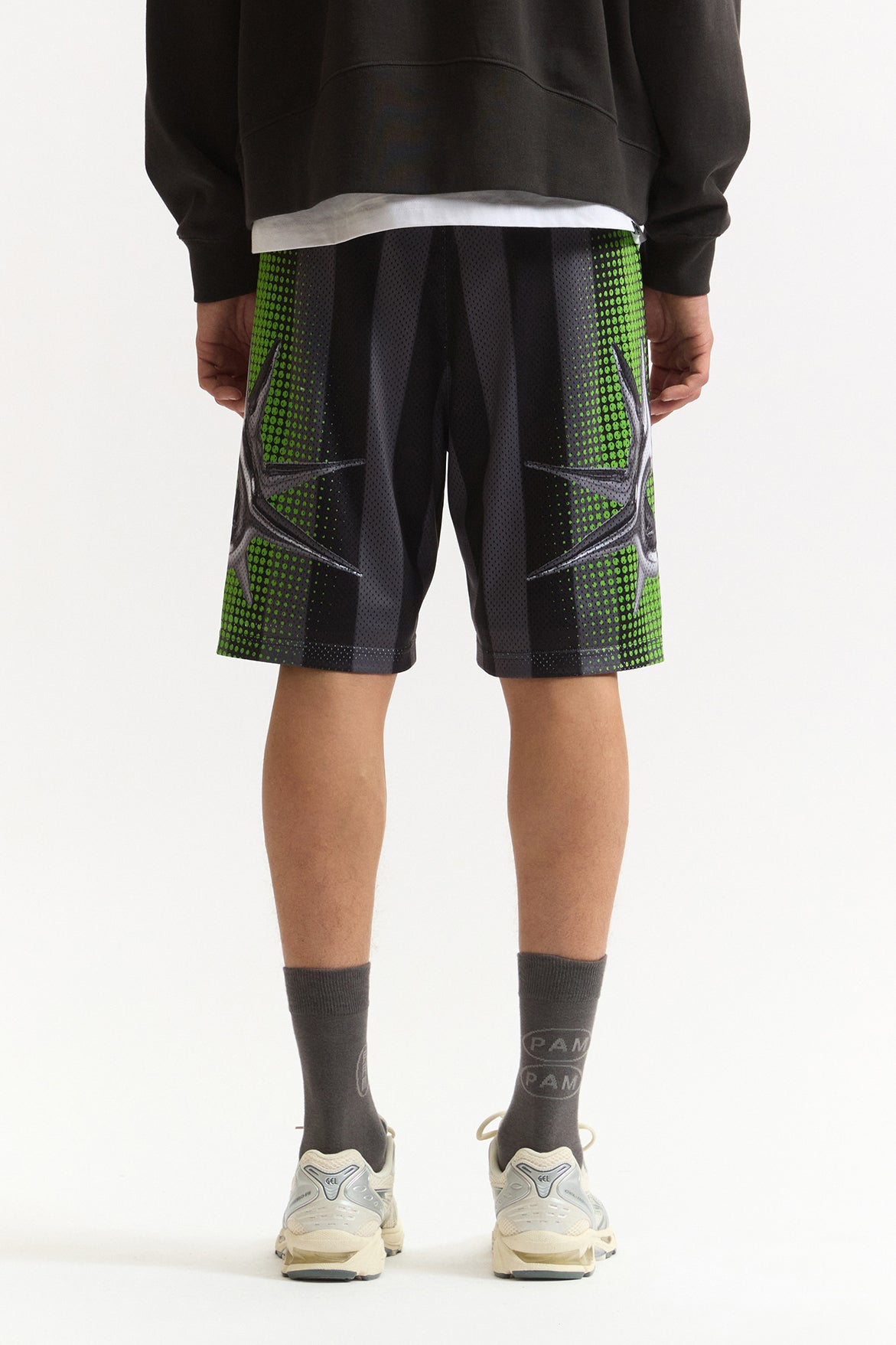 Smoke And Dreams Mesh Shorts - Sharp Green