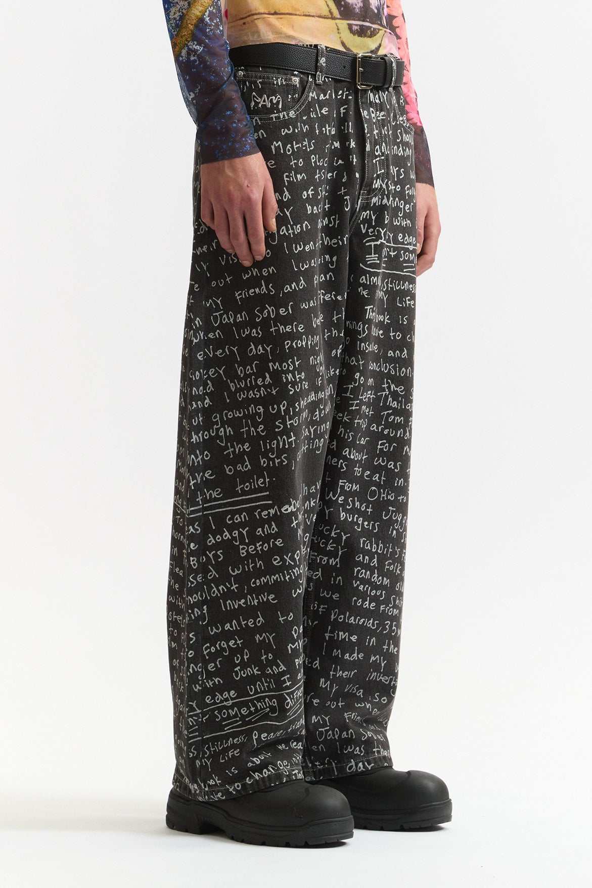 Alto Over Print Jeans Joshua Gordon - Black wash