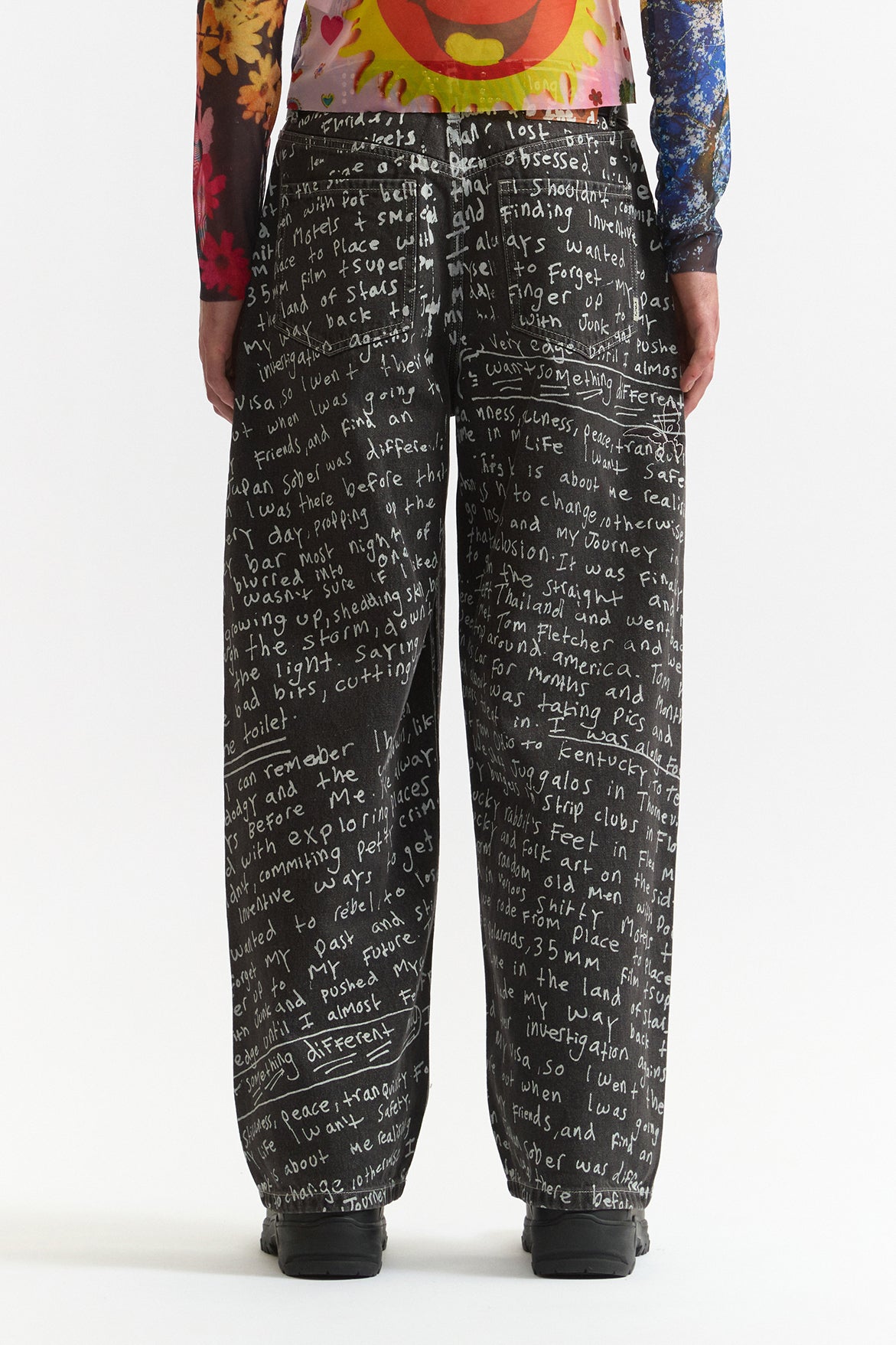Alto Over Print Jeans Joshua Gordon - Black wash