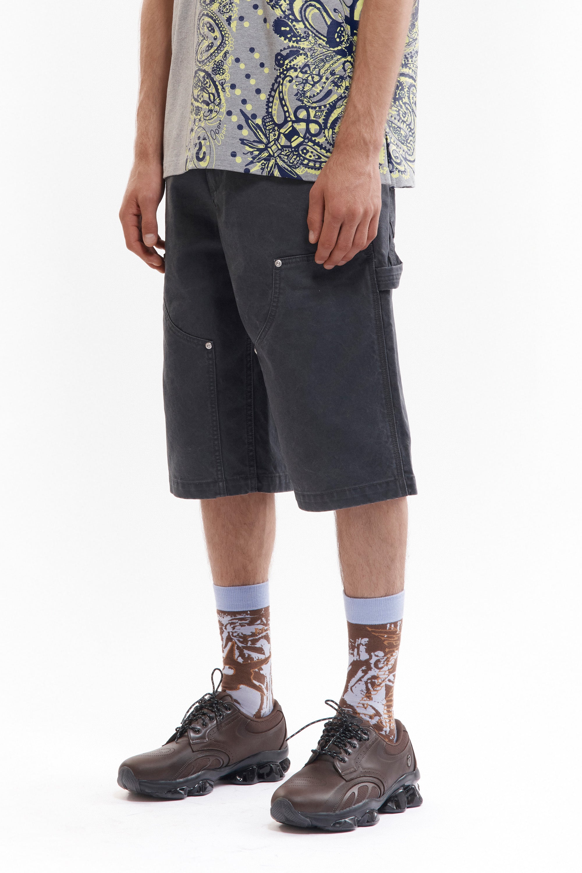 Sketchbook Long Shorts - Grey