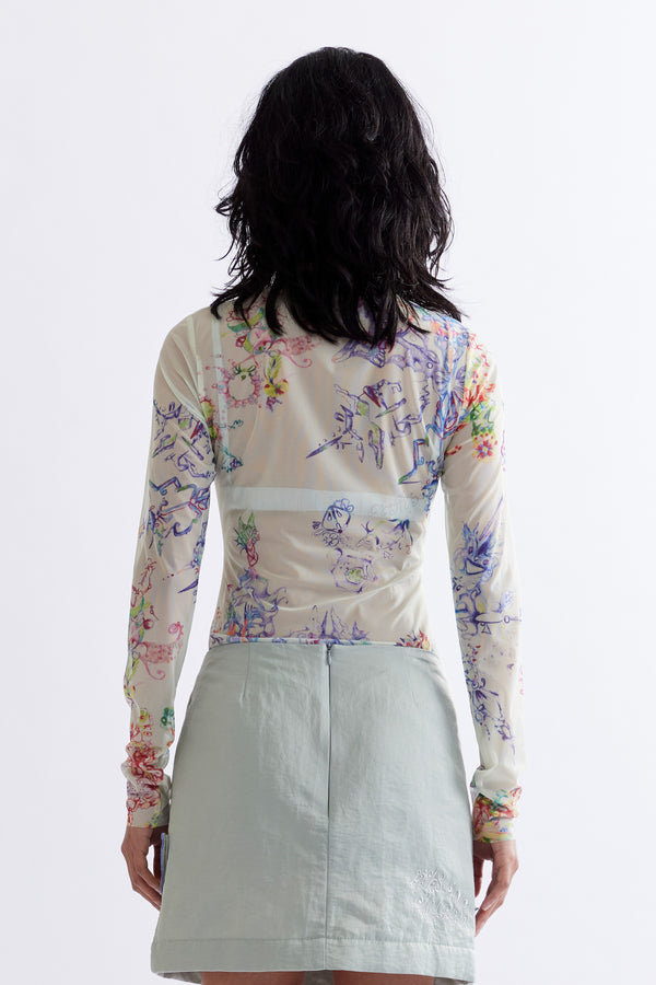 P.A.M. Fractal Mesh Top - Coco Star