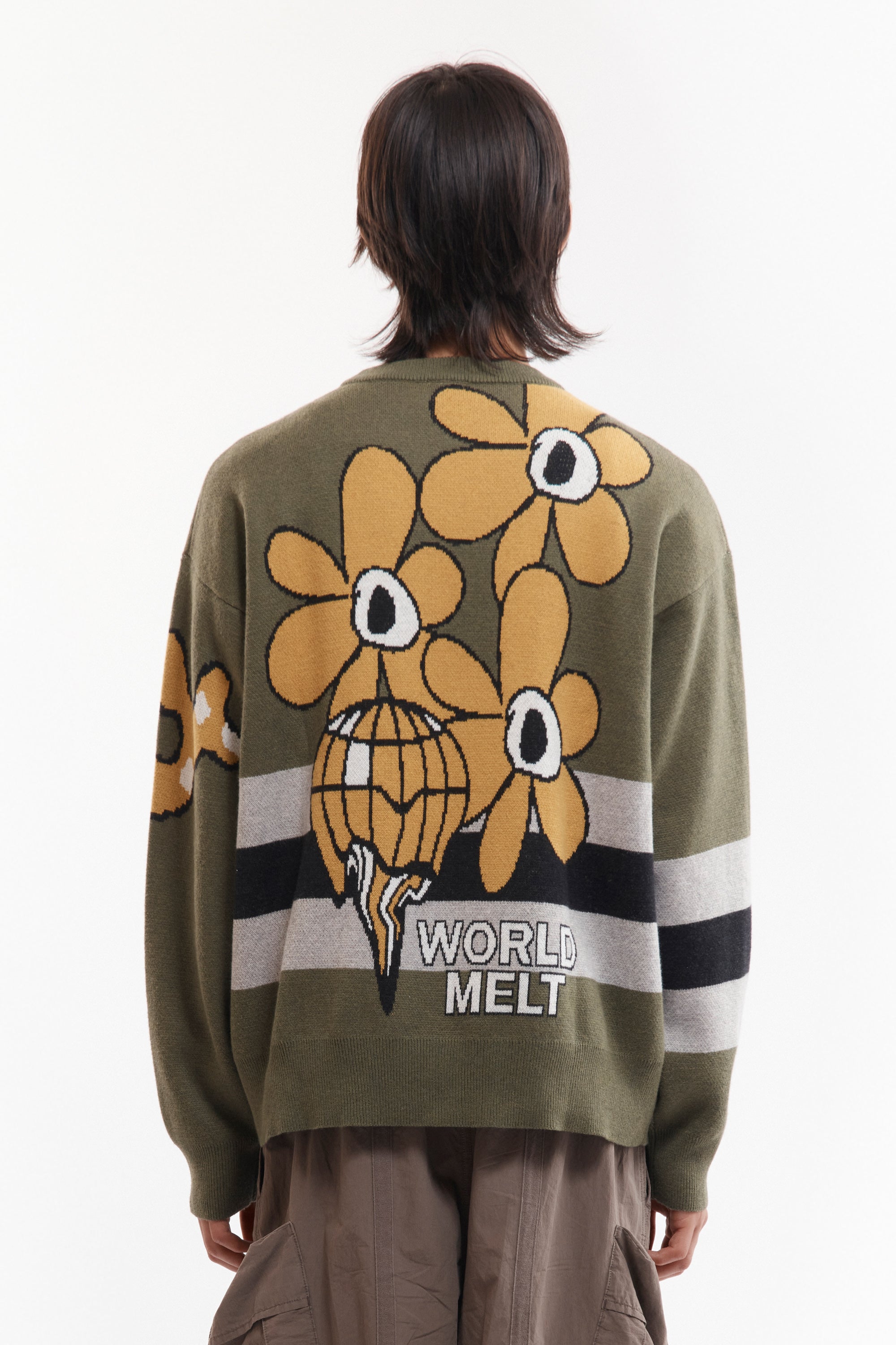 World Melt Knit Crewneck - Multi