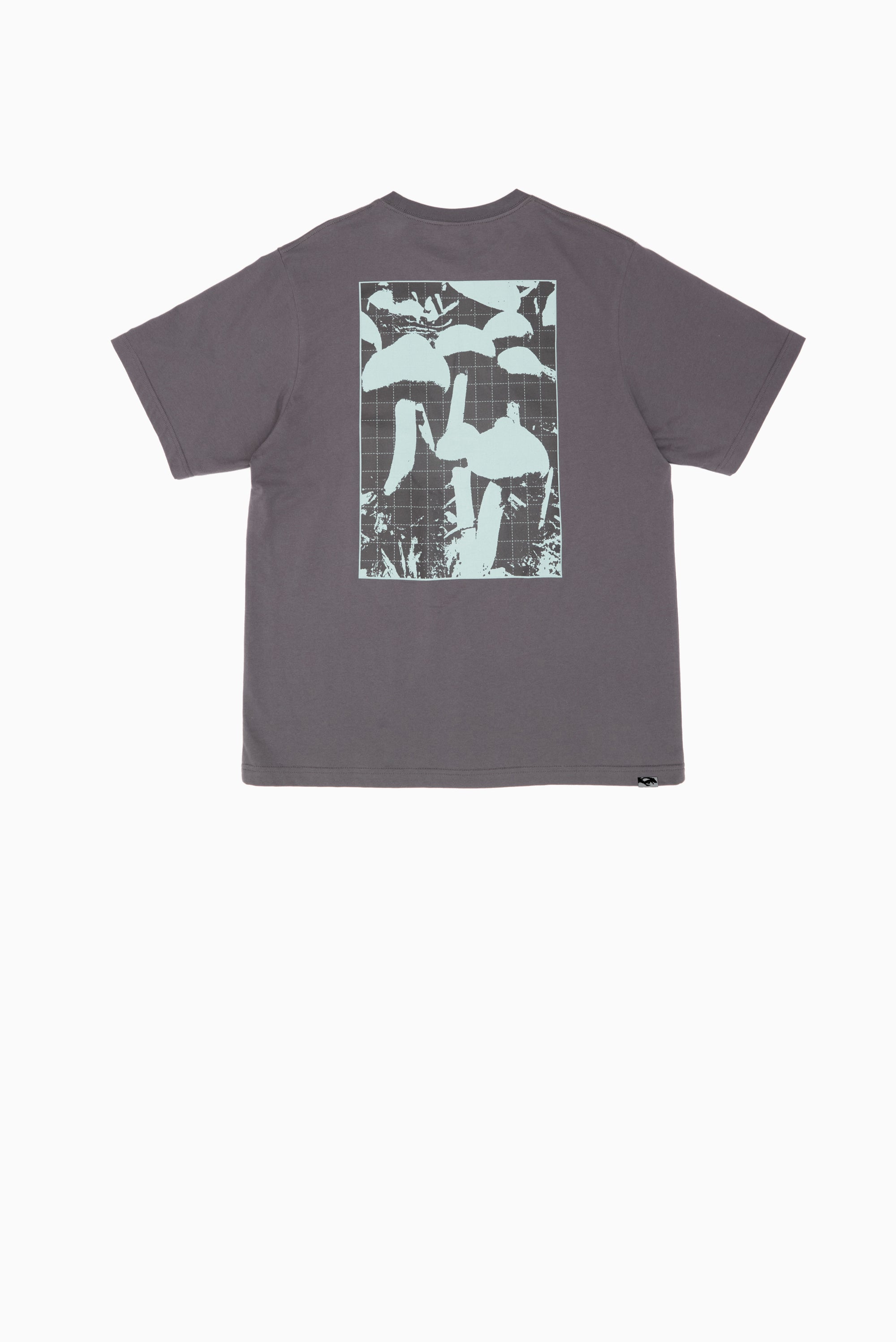 P.A.M. Shrooms SS tee - Charcoal