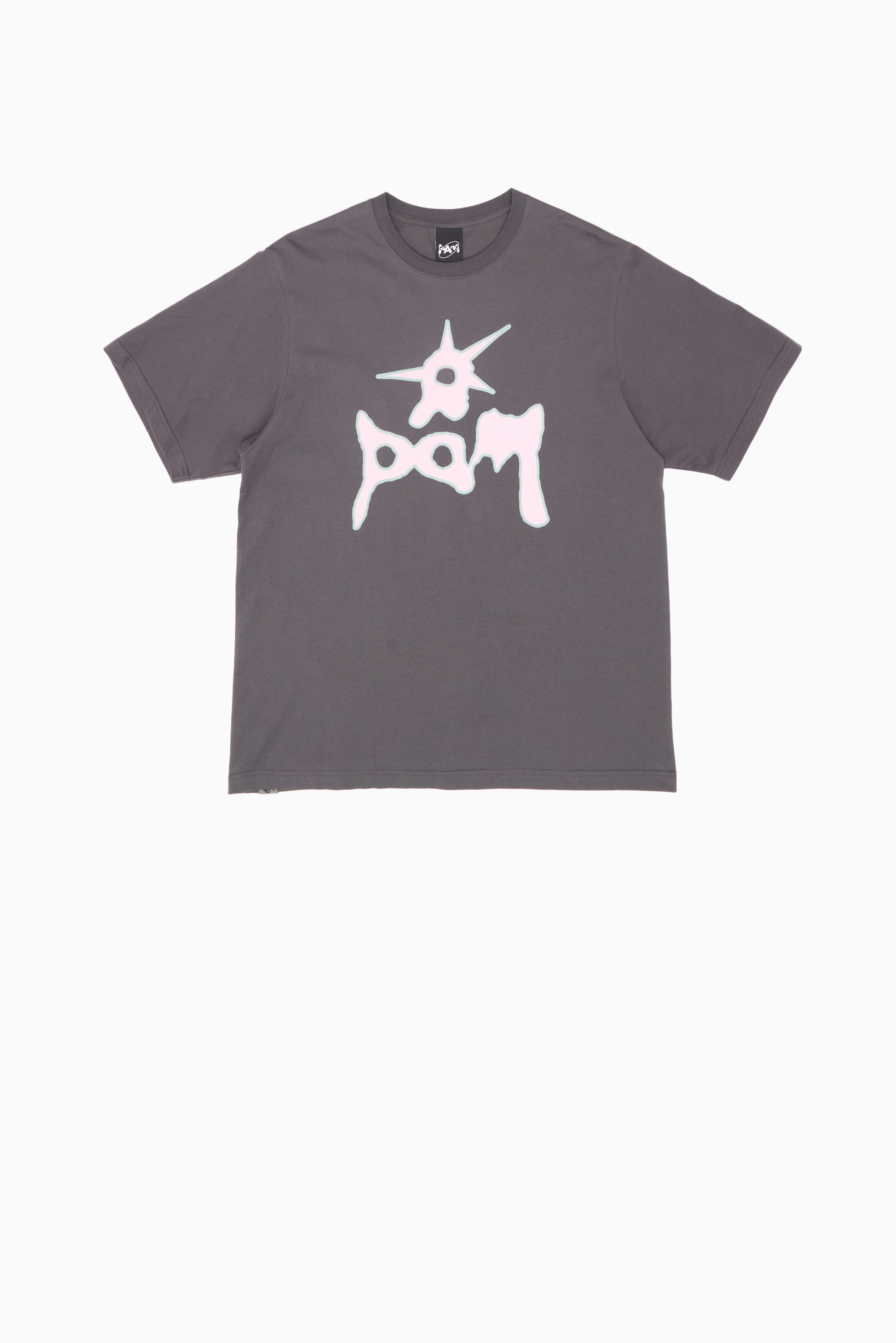 P.A.M. Urchin Logo SS Tee - Charcoal