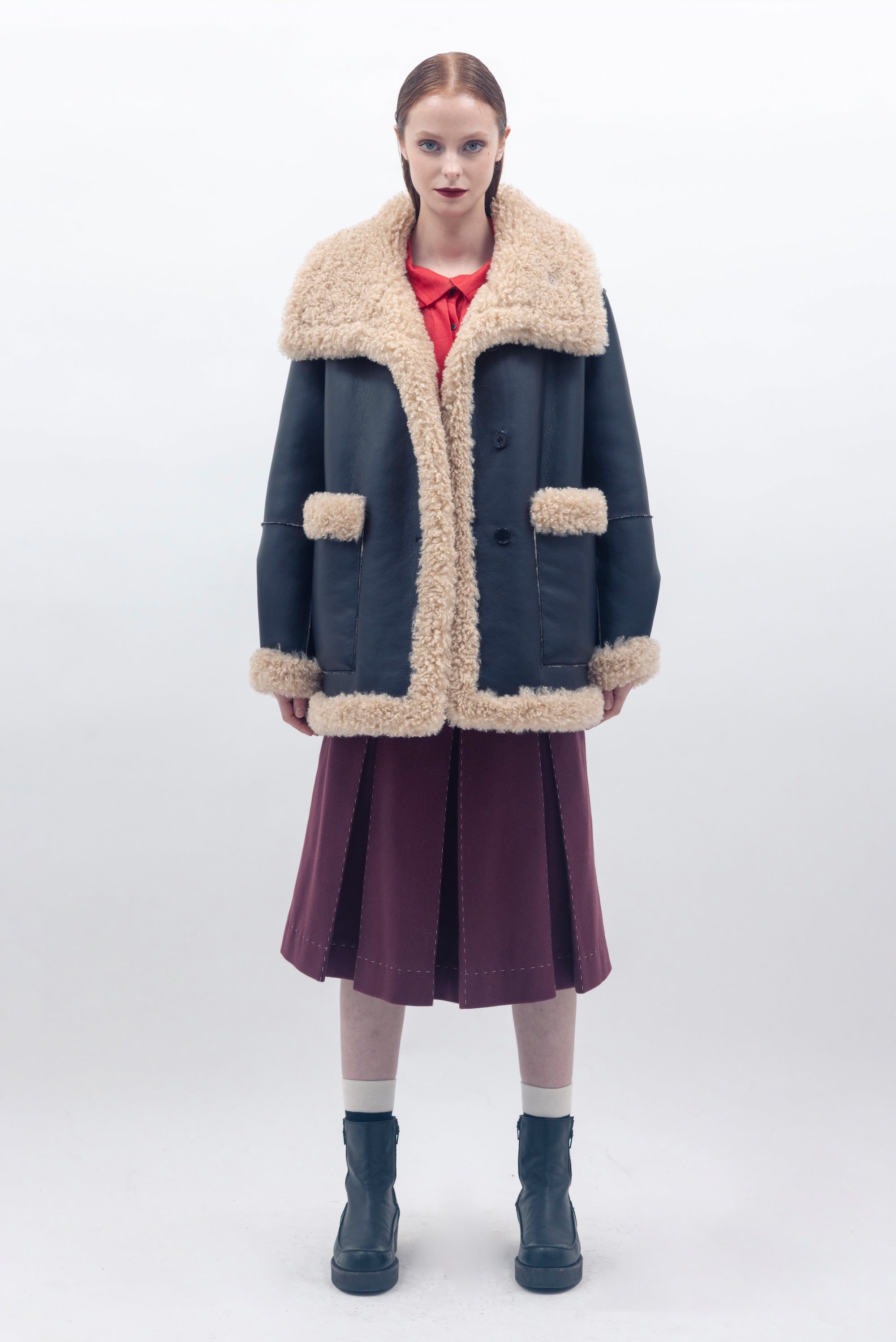 Agnes Jacket - Black/Cream